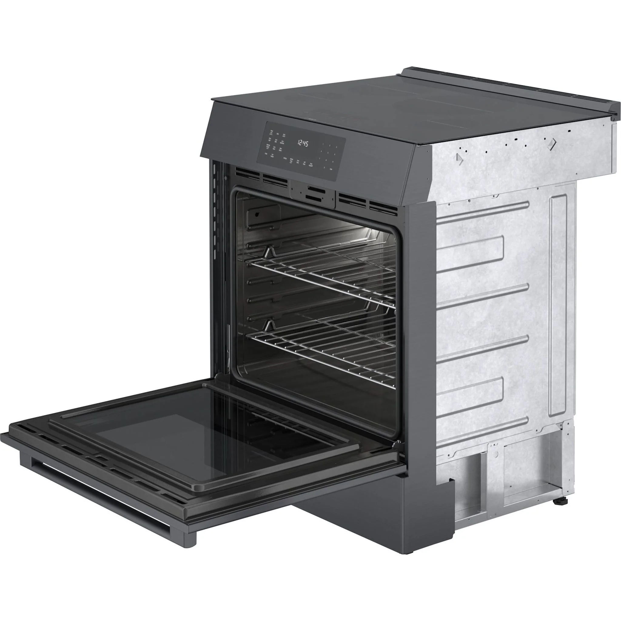 Bosch 800 Series, Induction Slide-in Range - Black Stainless Steel (HII8047C) - Image 5