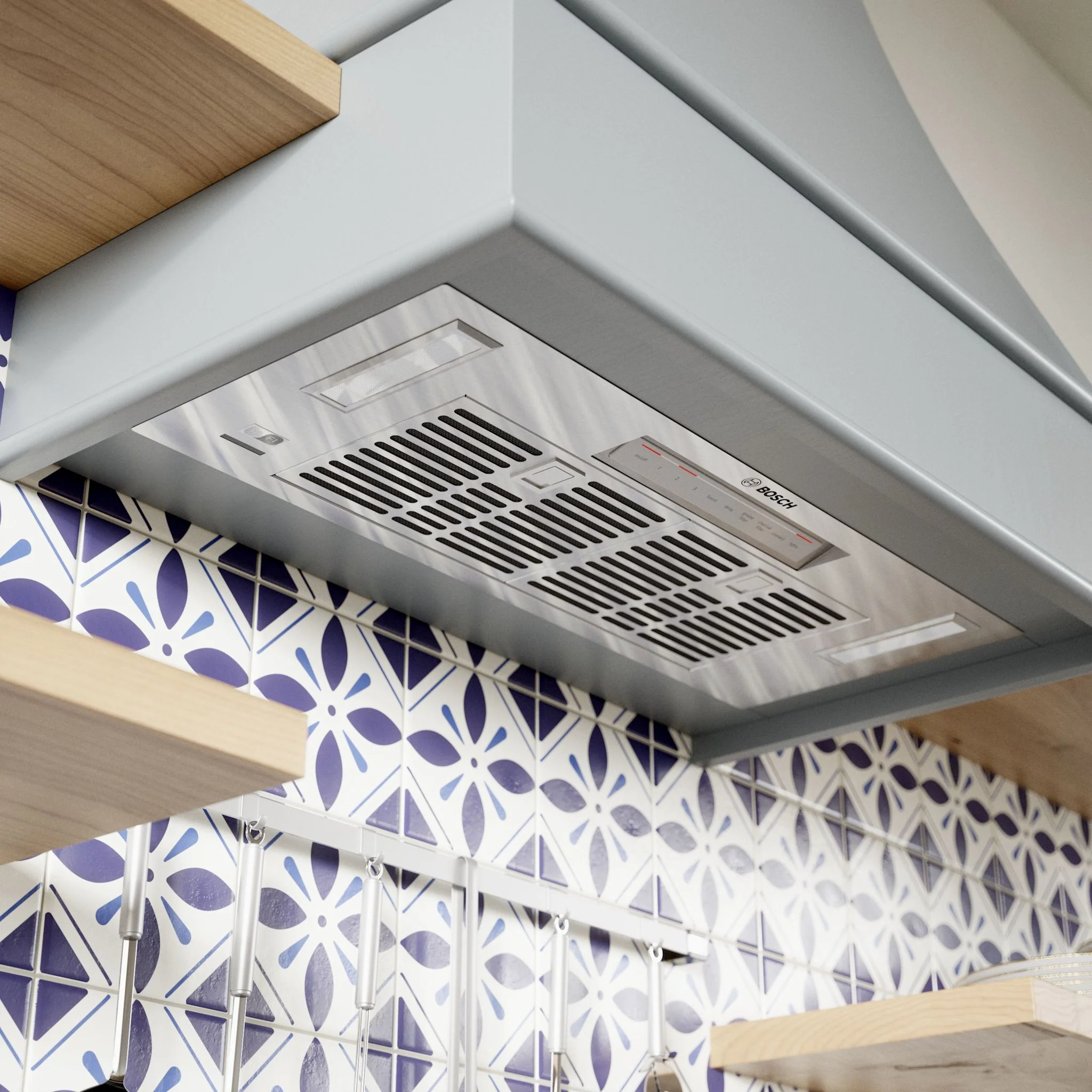 Bosch 800 Series, Canopy cooker hood - Stainless Steel (HUI80553UC) - Image 7