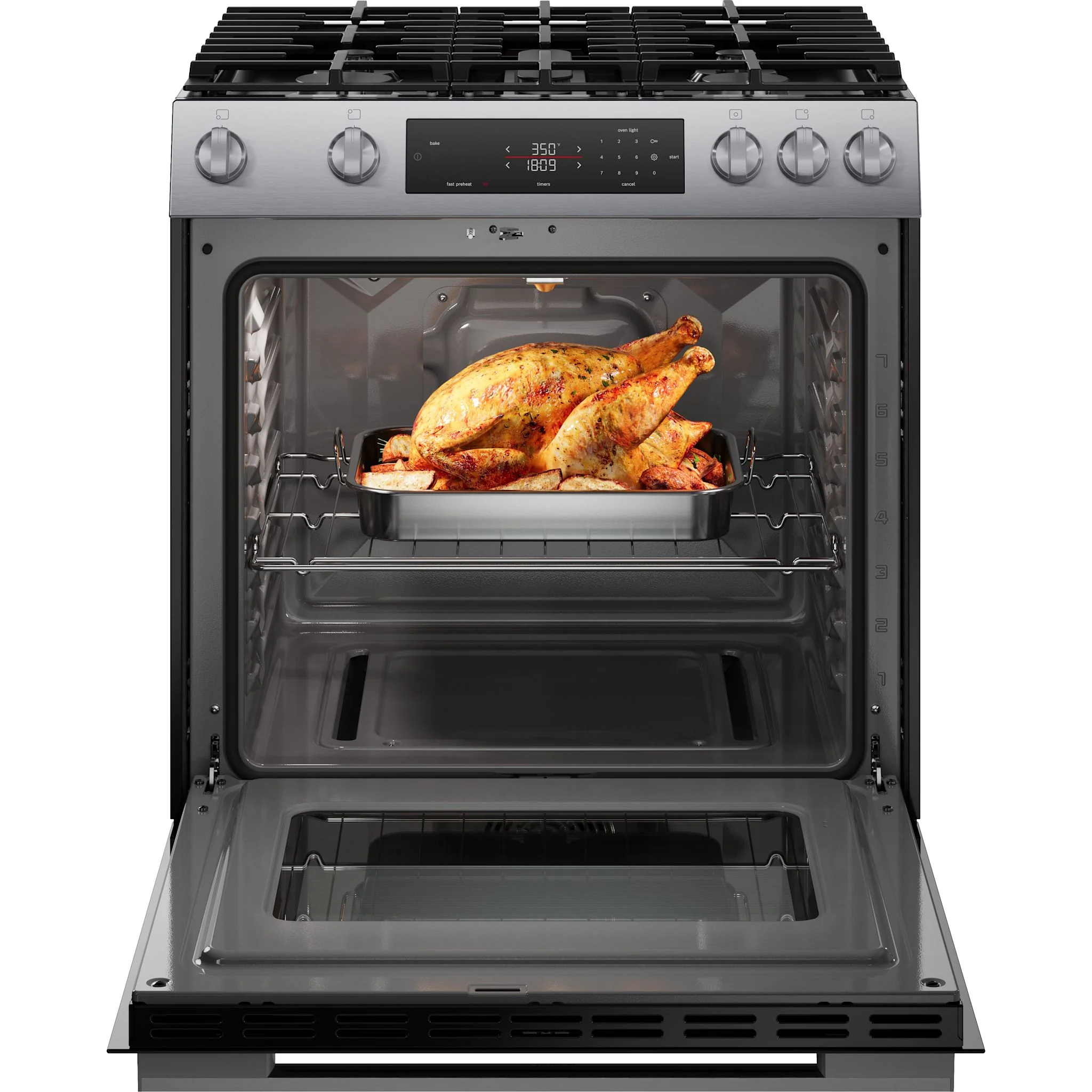 Bosch Bosch Range Gas SS - Stainless steel (HGF1050MUC) - Image 7