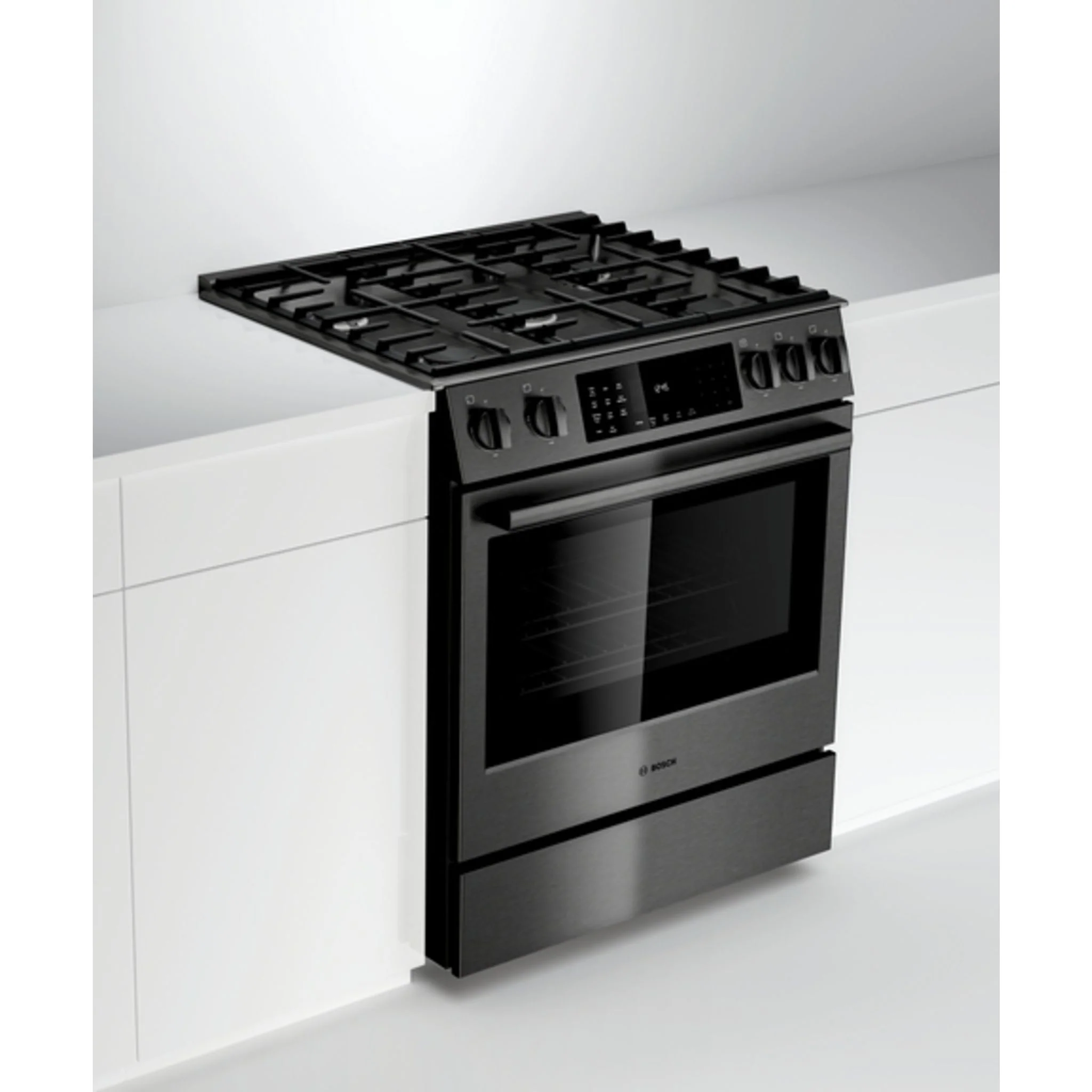 Bosch 800 Series, Gas Slide-in Range, 30'' - Black Stainless Steel (HGI8046UC) - Image 13