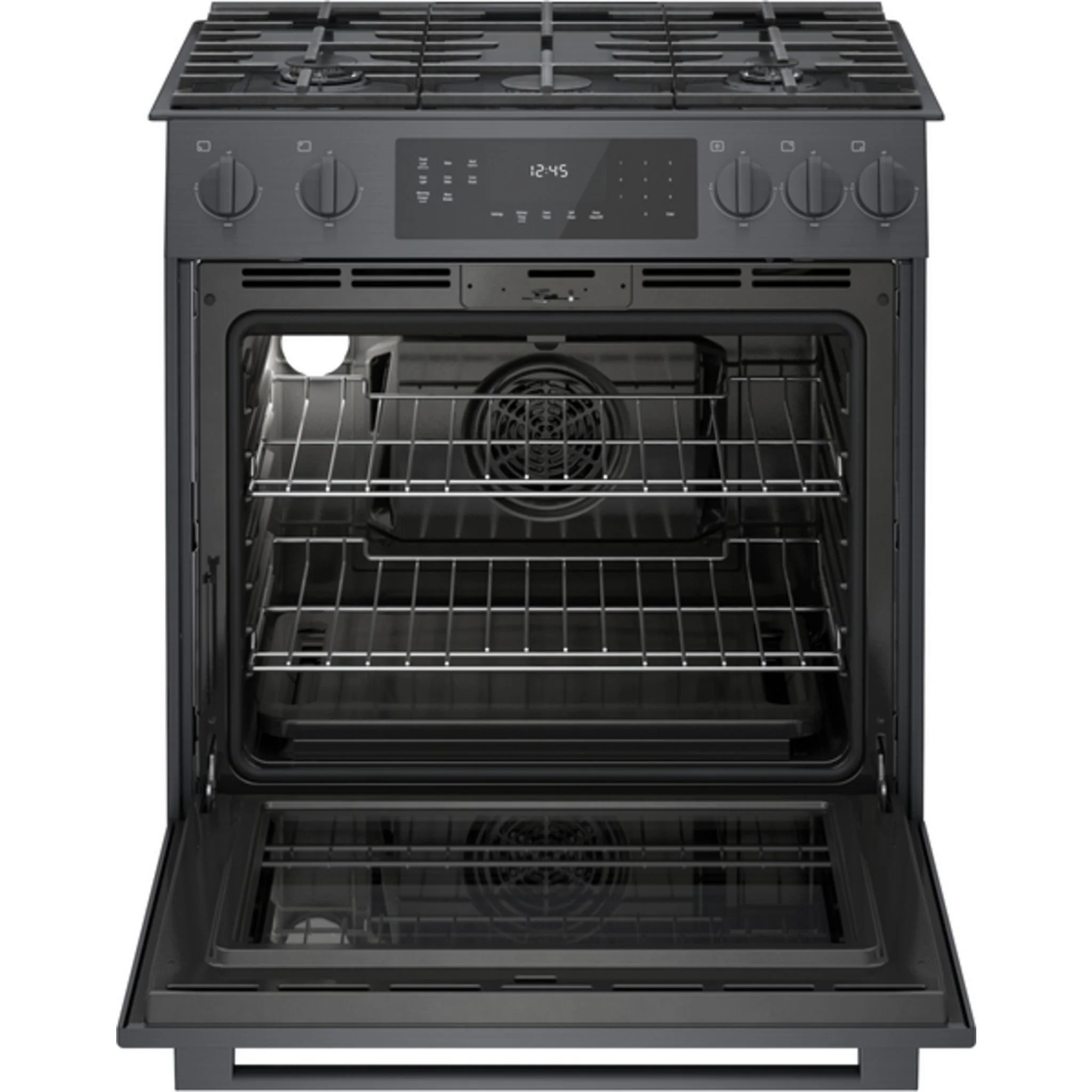 Bosch 800 Series, Gas Slide-in Range, 30'' - Black Stainless Steel (HGI8046UC) - Image 2