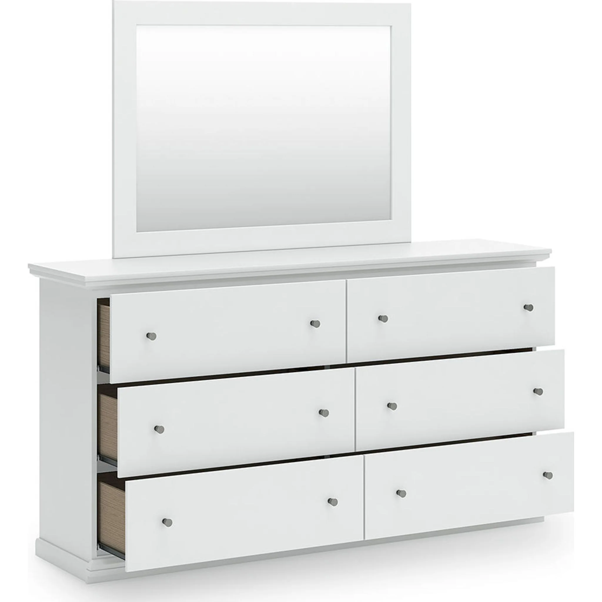 Bostwick Shoals 6 Piece Panel Bedroom - White - Image 24
