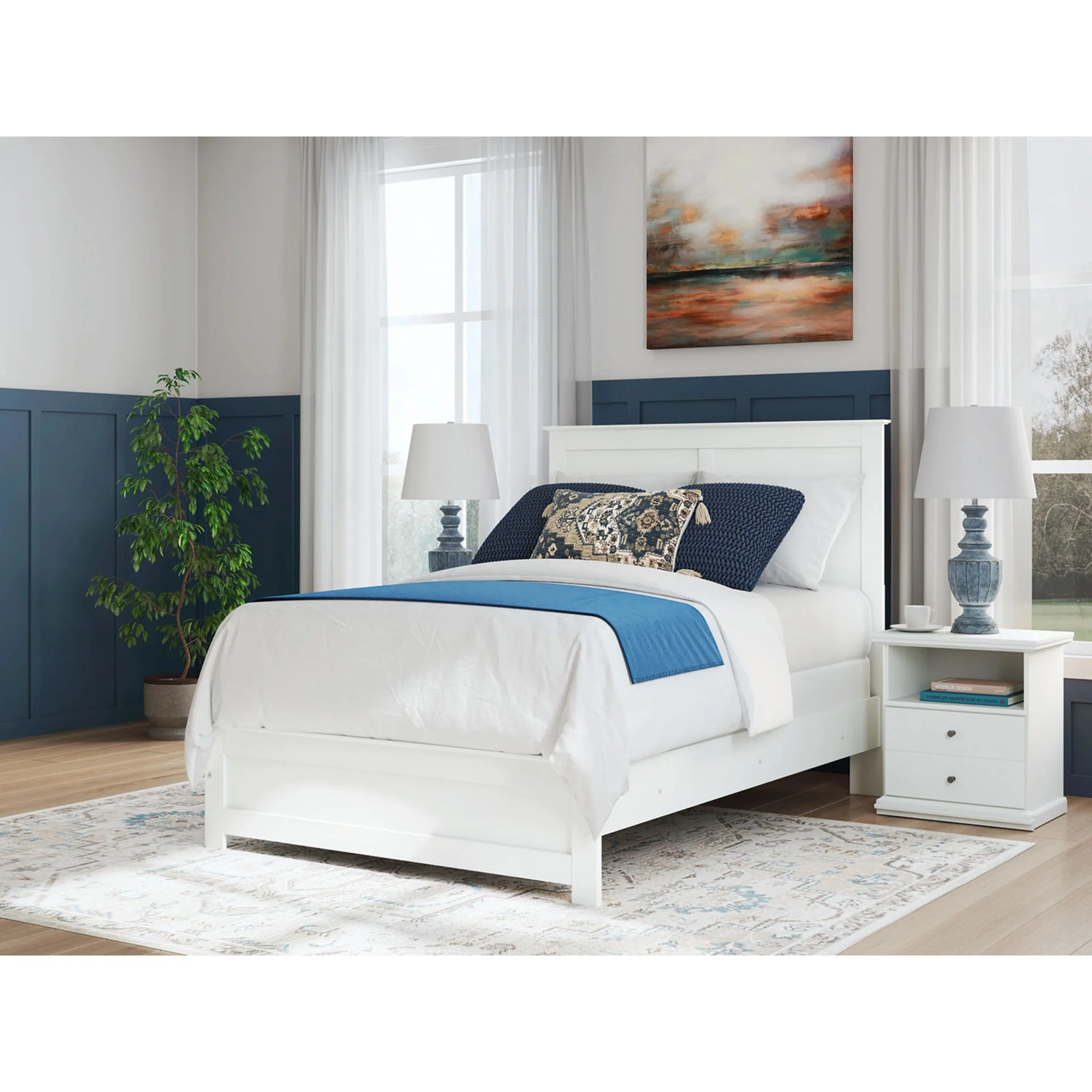 Bostwick Shoals 6 Piece Panel Bedroom - White - Image 41