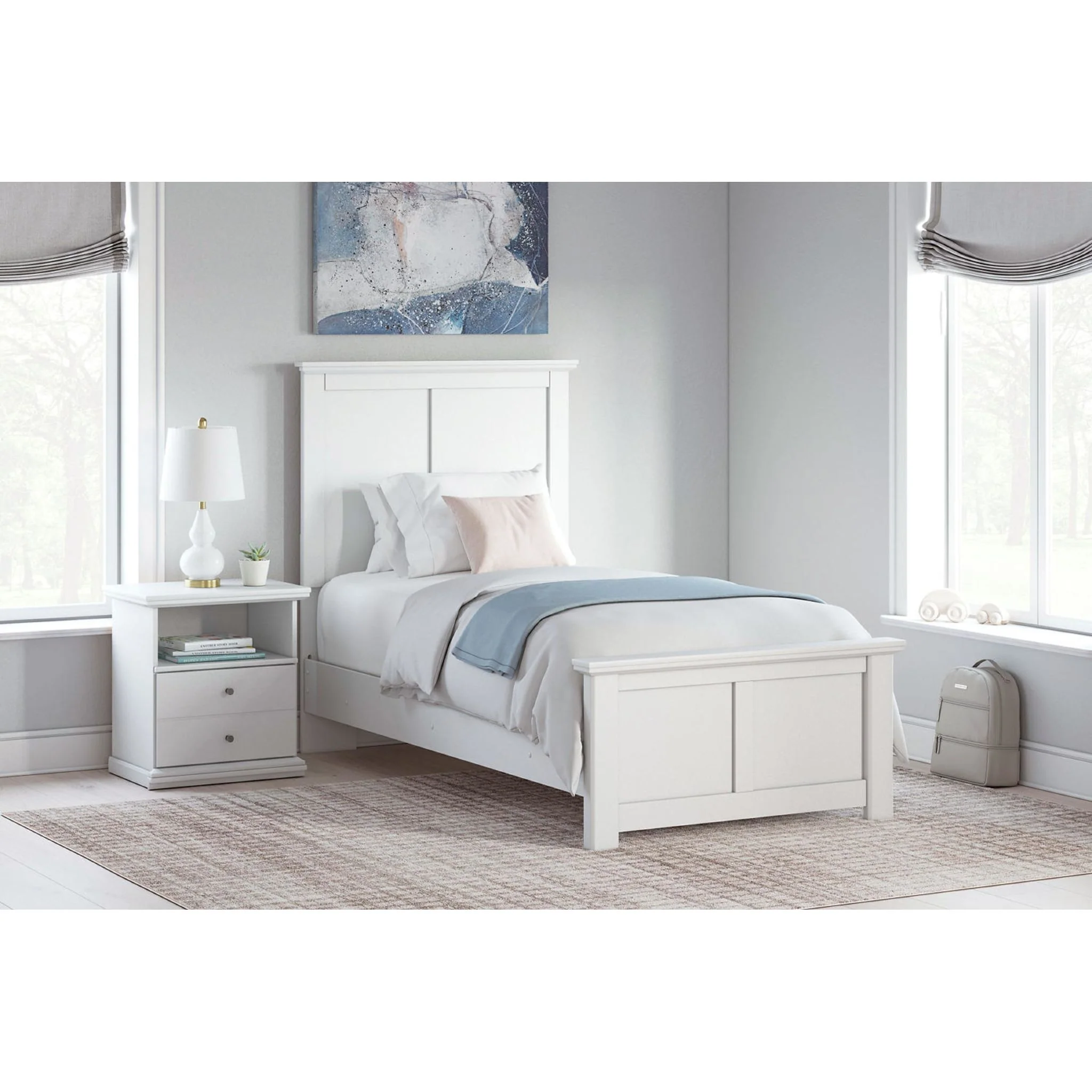 Bostwick Shoals Panel Bed - White - Image 13