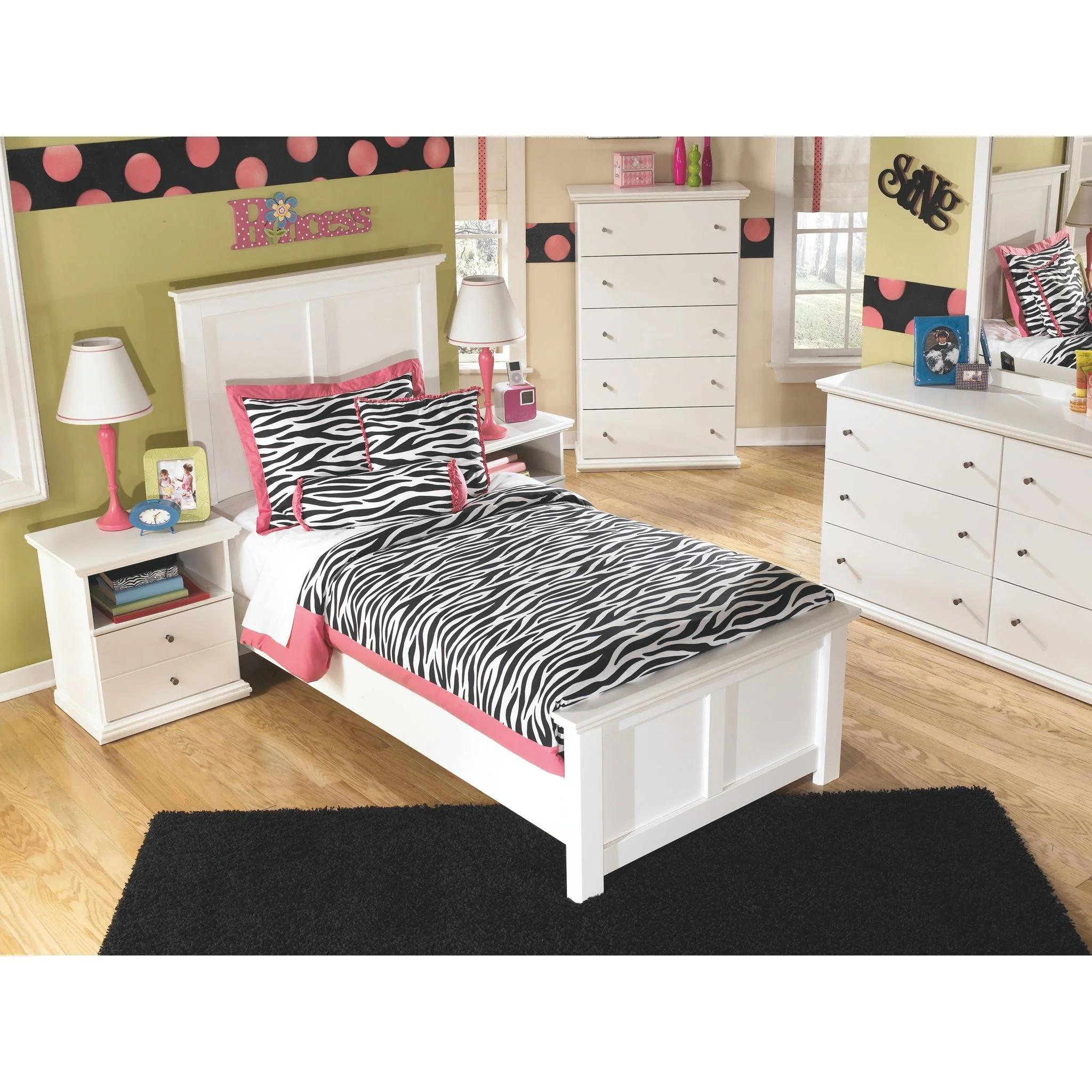 Bostwick Shoals Panel Bed - White - Image 3