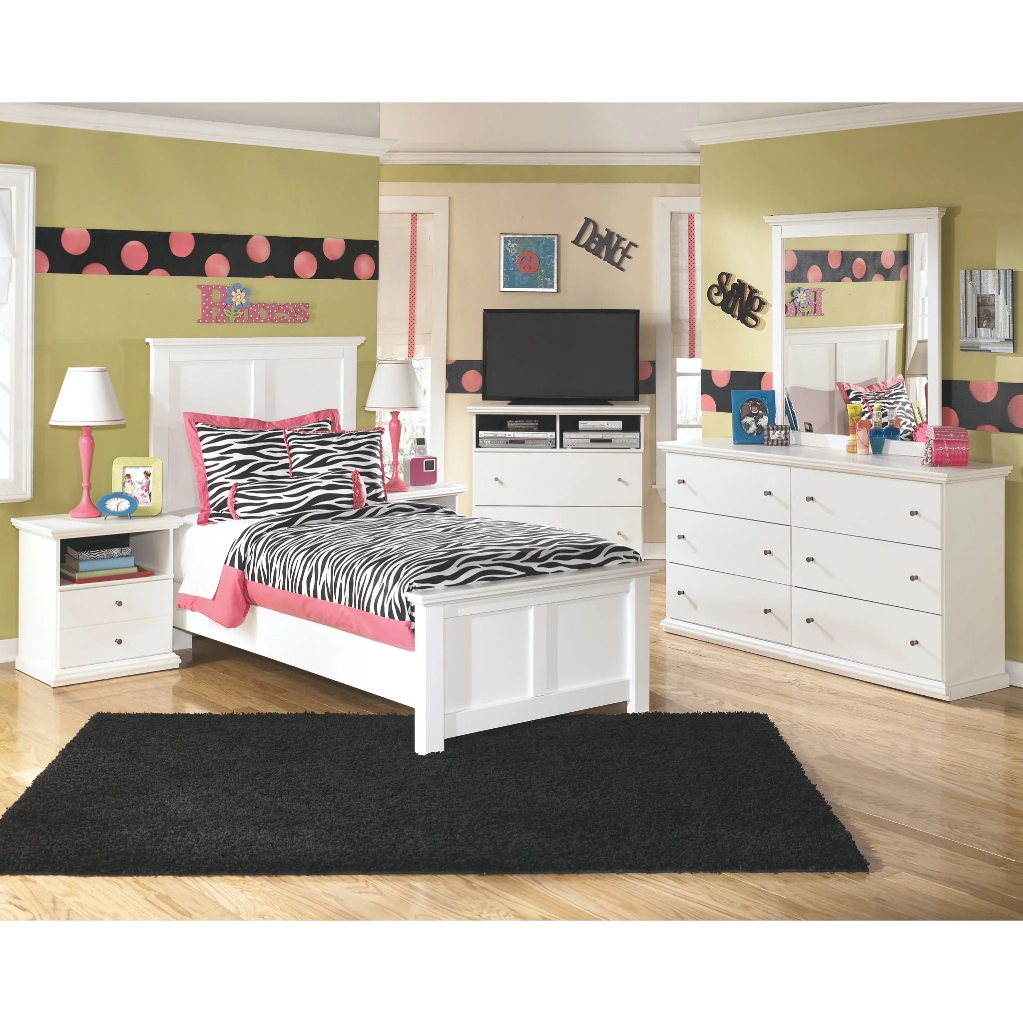 Bostwick Shoals Panel Bed - White - Image 5