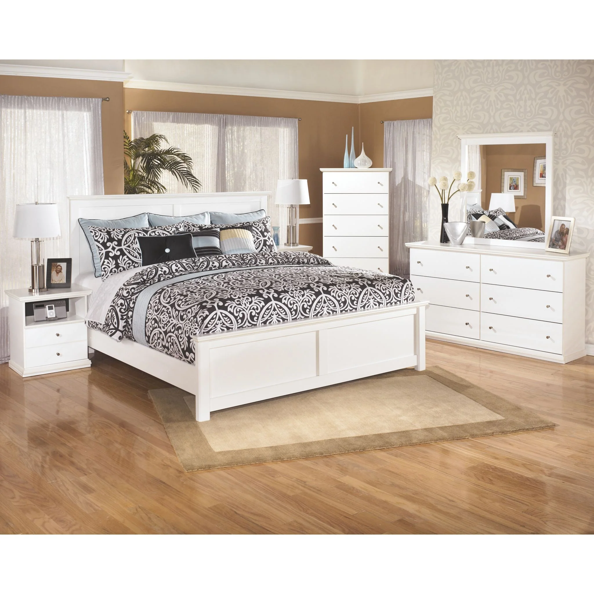 Bostwick Shoals Panel Bed - White - Image 8