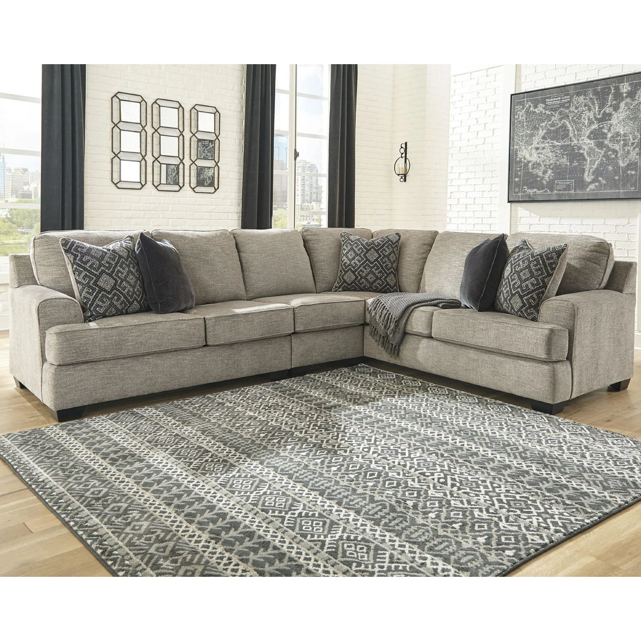 Bovarian 3 Piece Sectional - Image 9