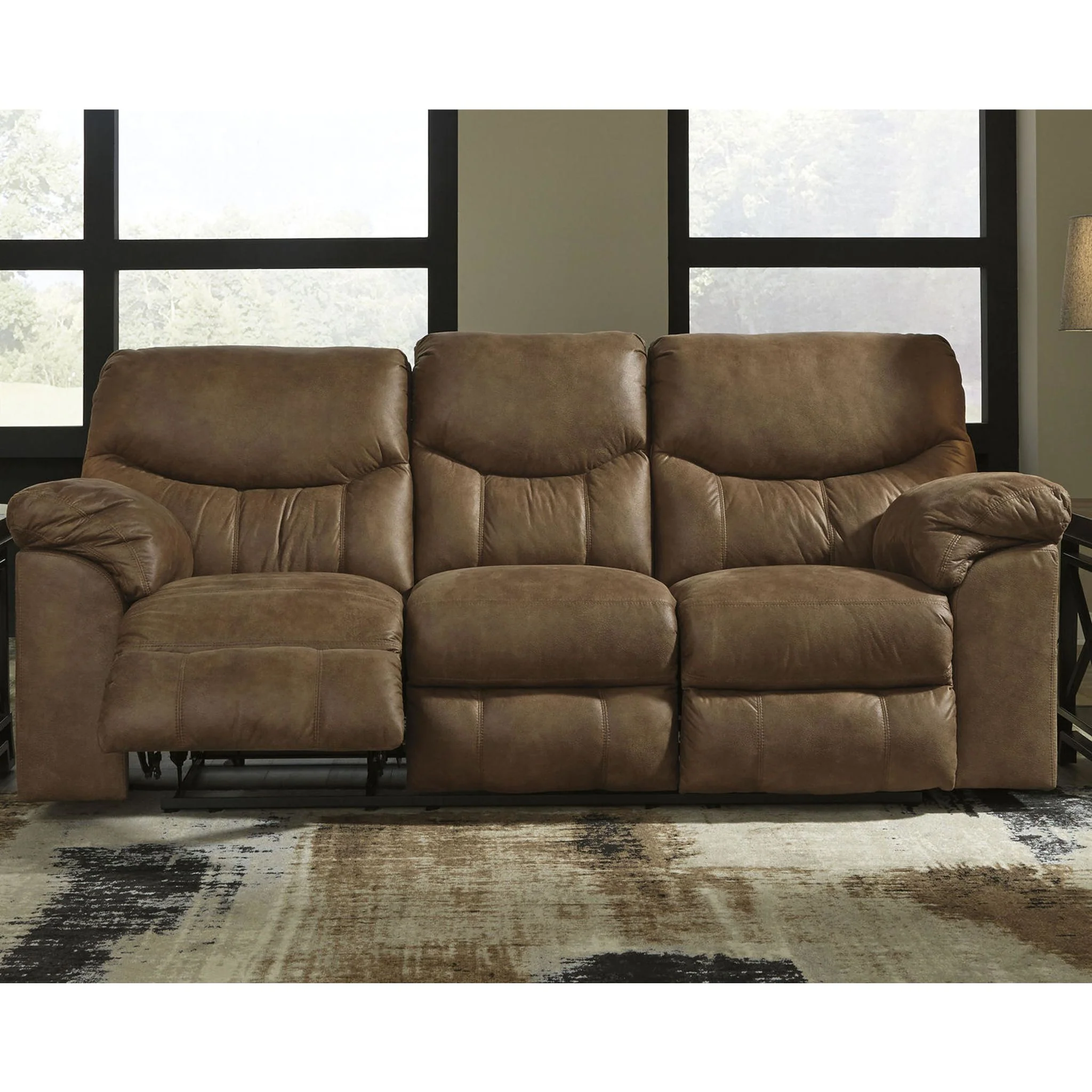 Boxberg Reclining Sofa - Bark - Image 10