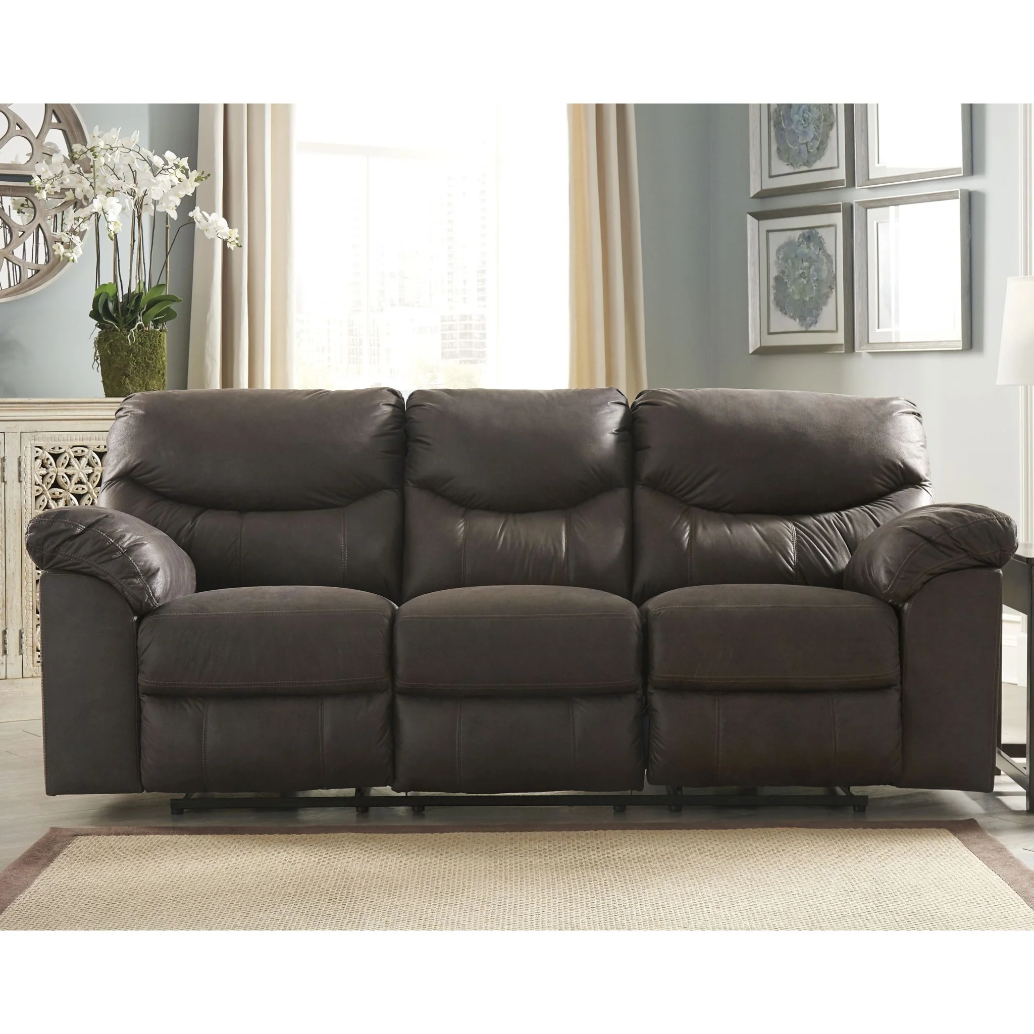 Boxberg Reclining Sofa - Teak - Image 2