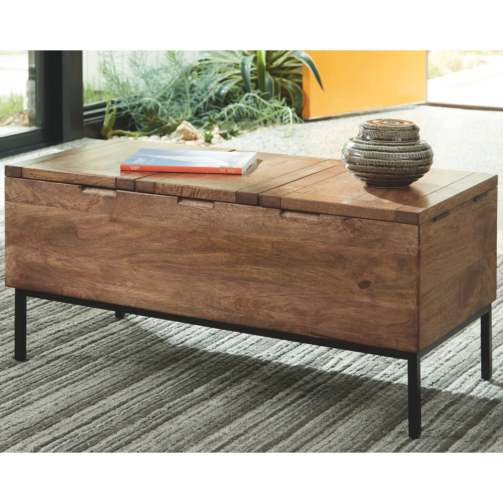 Braddick Storage Unit - Brown/Black - Image 2