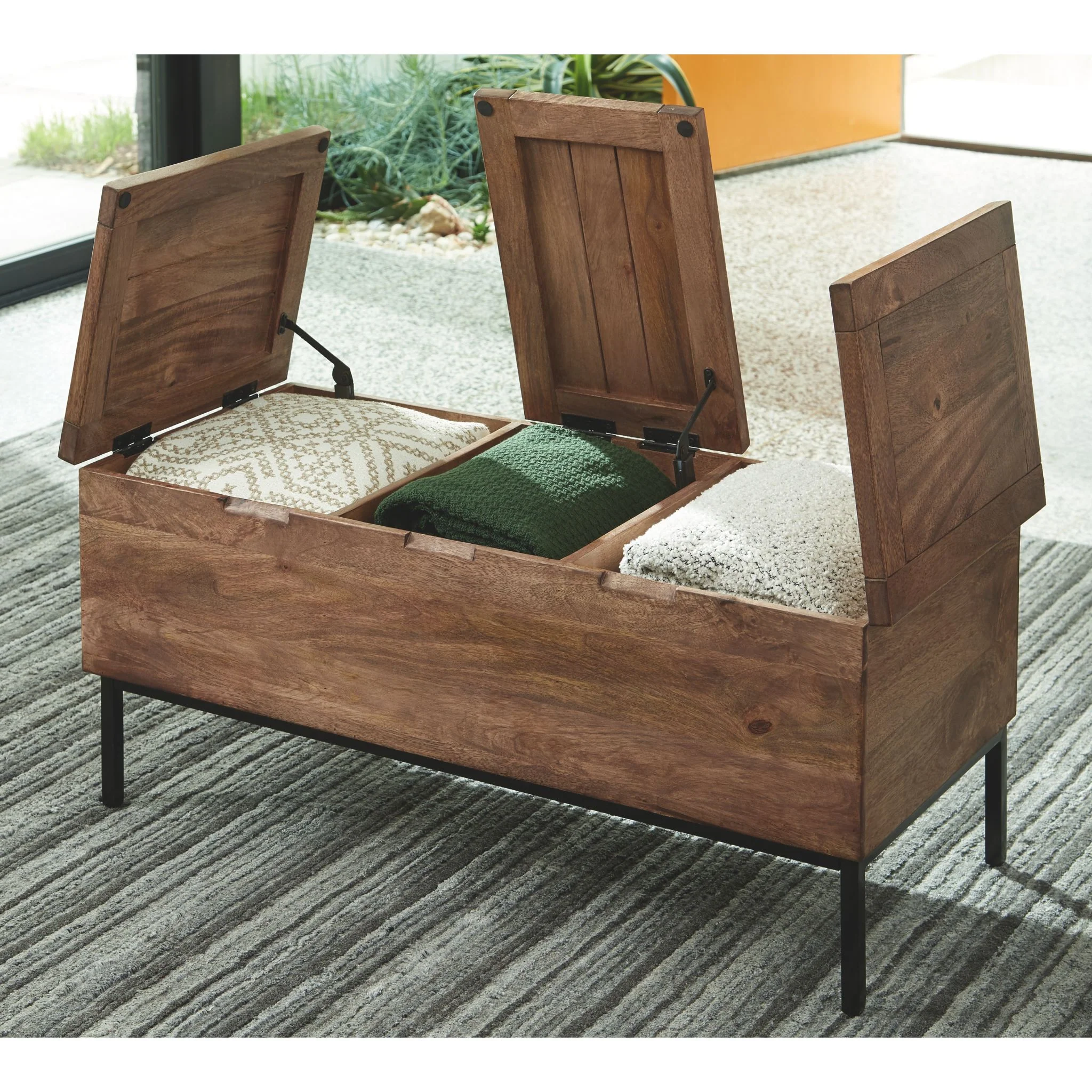 Braddick Storage Unit - Brown/Black - Image 8
