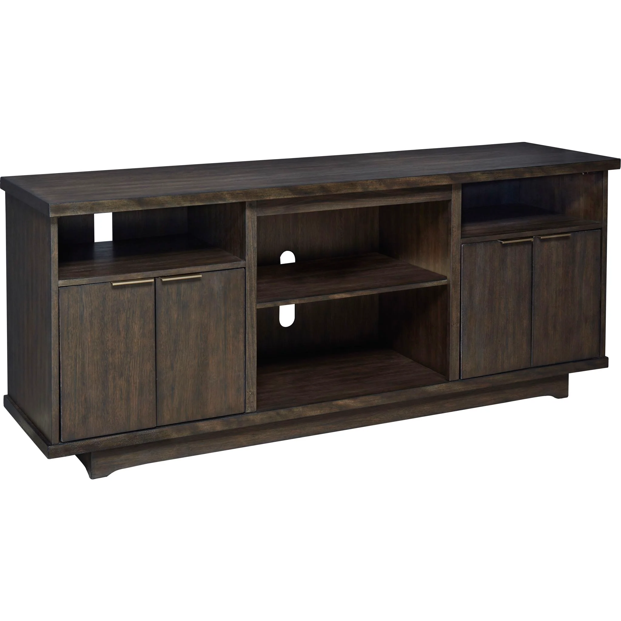 Brazburn TV Stand with Fireplace - Dark Brown - Image 5