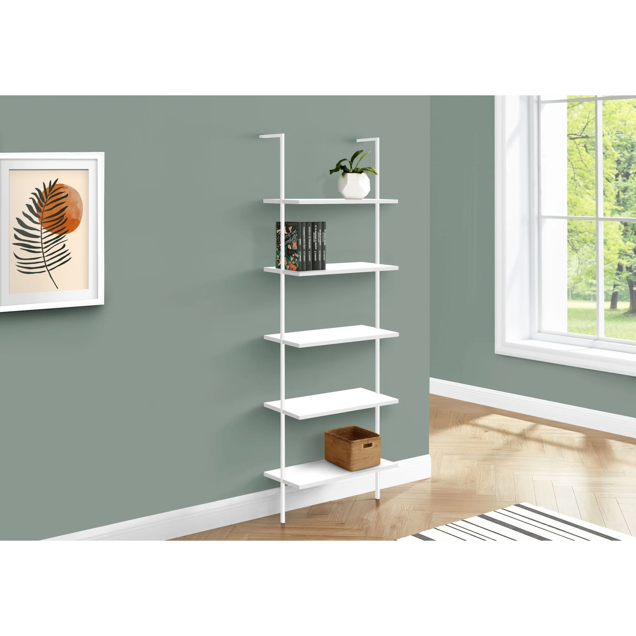 Brea Book Shelf - White - Image 12