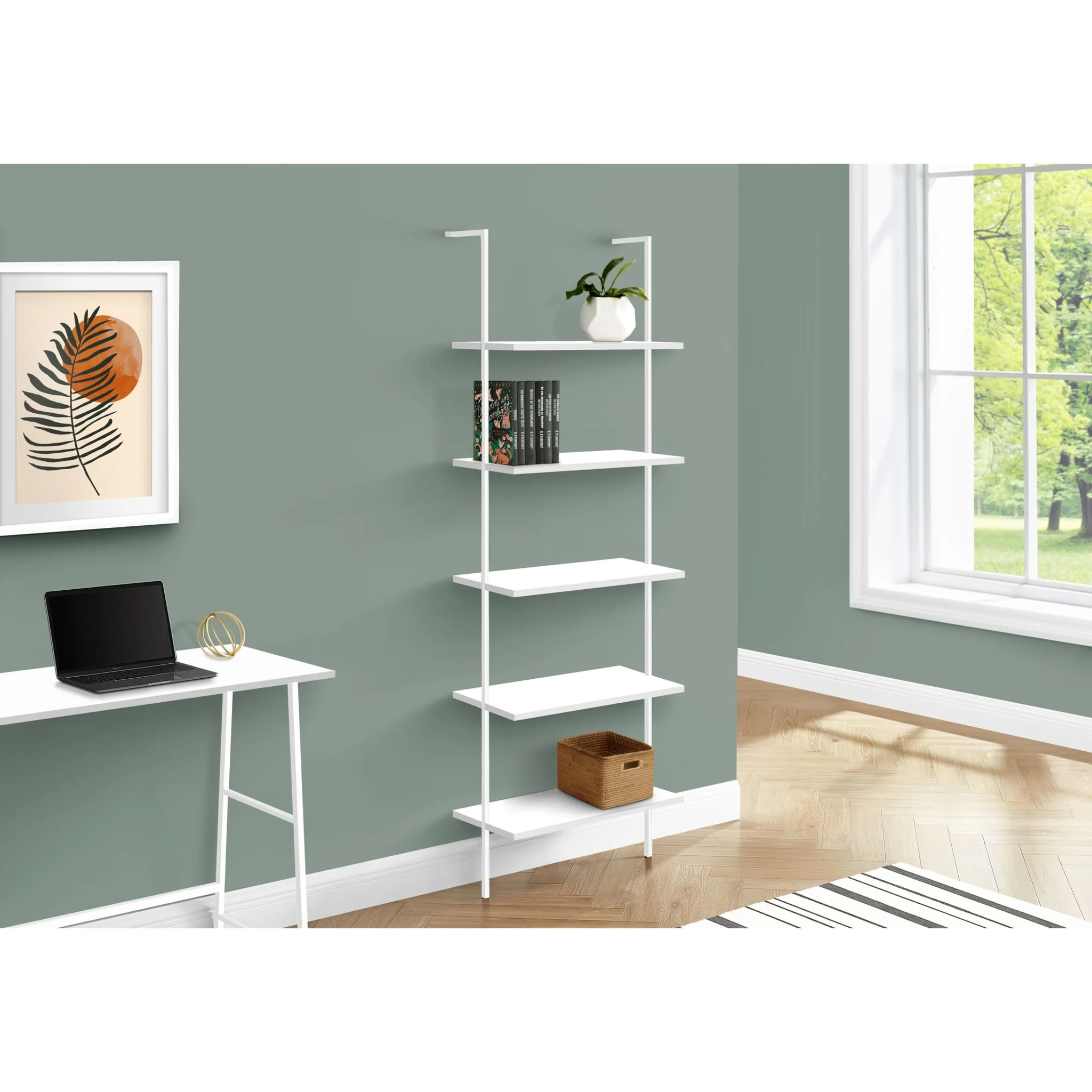 Brea Book Shelf - White - Image 13