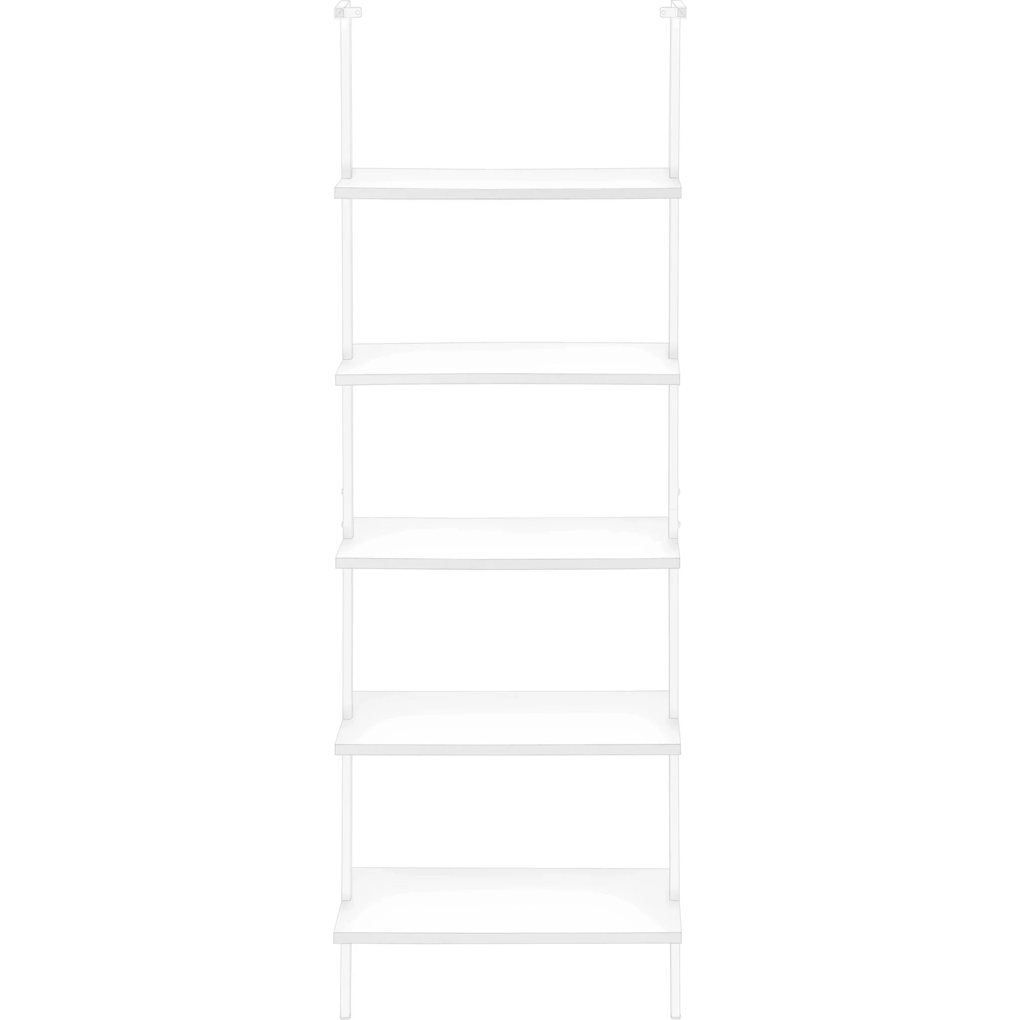 Brea Book Shelf - White - Image 6
