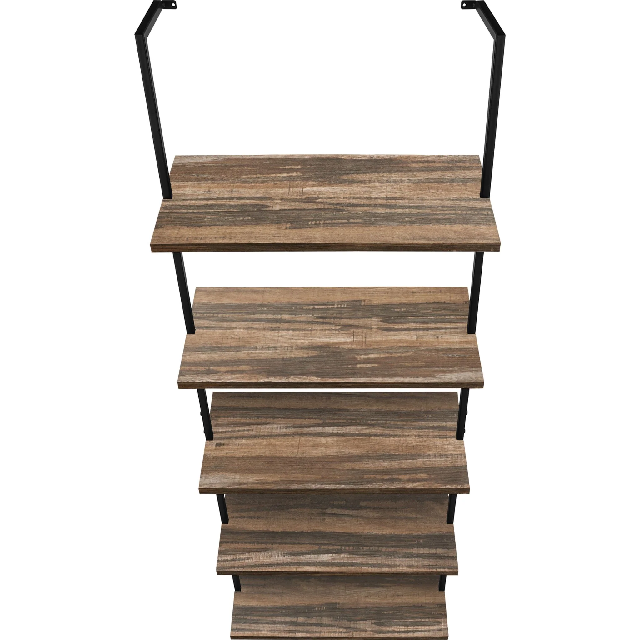 Brea Book Shelf - Brown/Black - Image 17