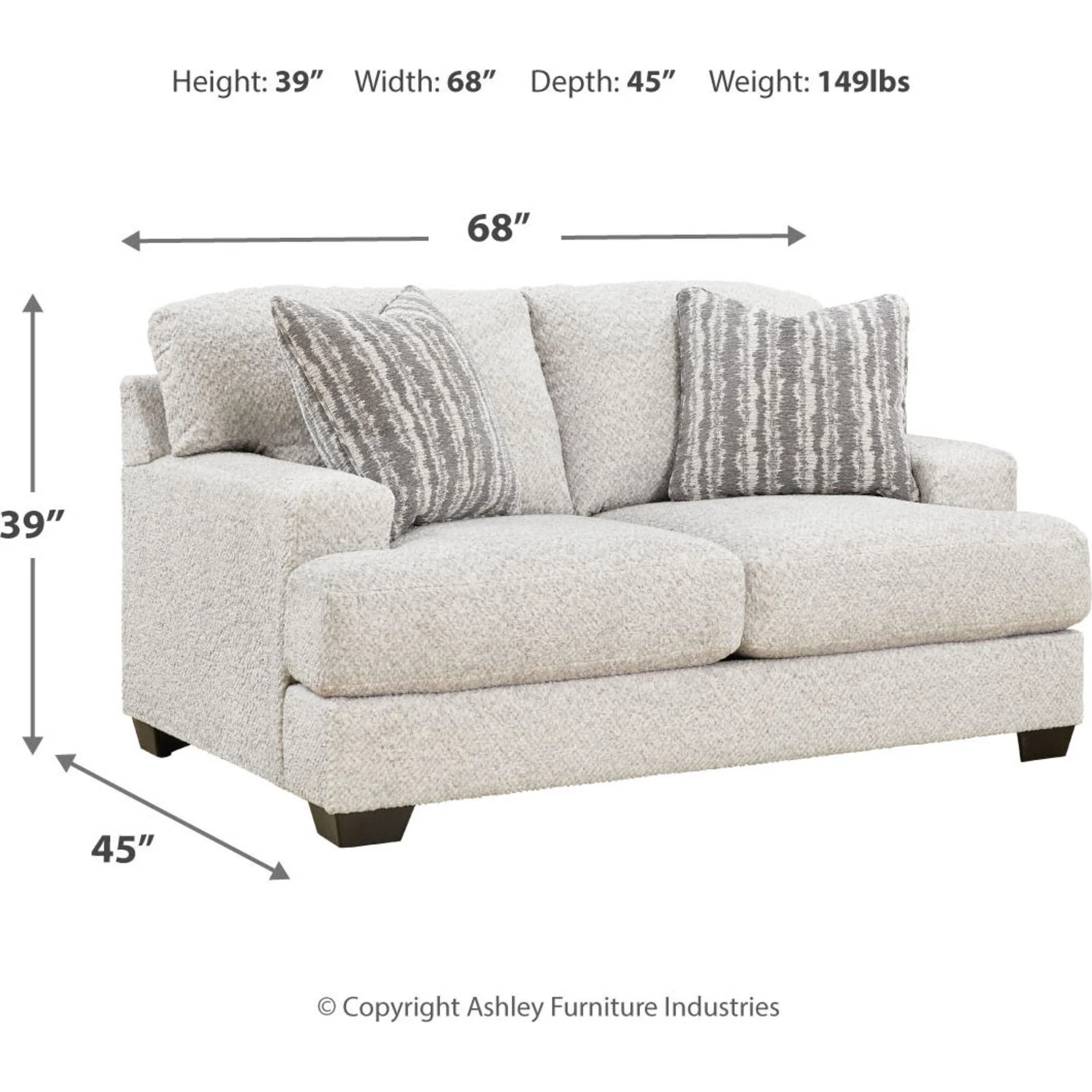 Brebryan Loveseat - Flannel - Image 11