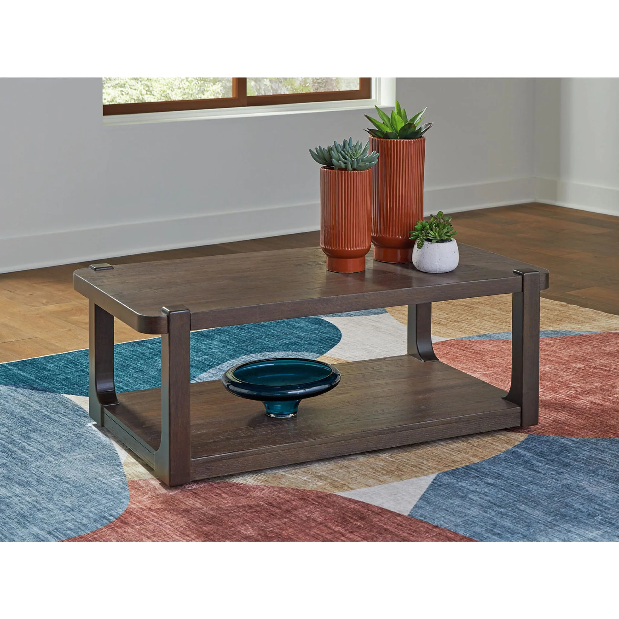 Breckington Coffee Table - Dark Brown - Image 3