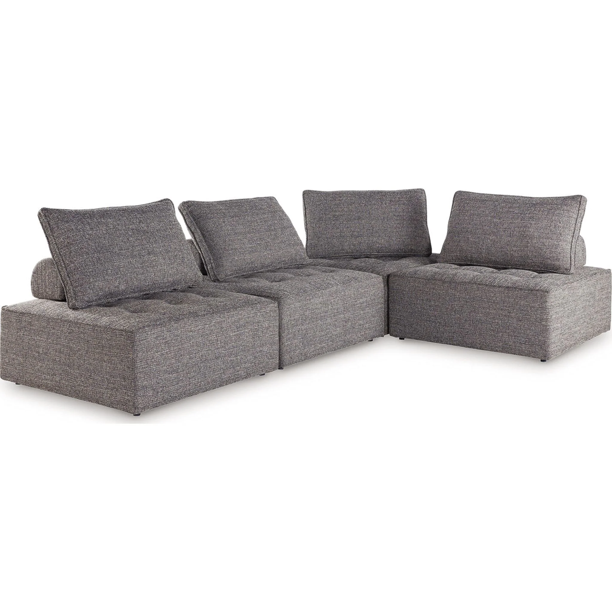 Bree Zee 4 Piece Outdoor Modular Seating - Brown