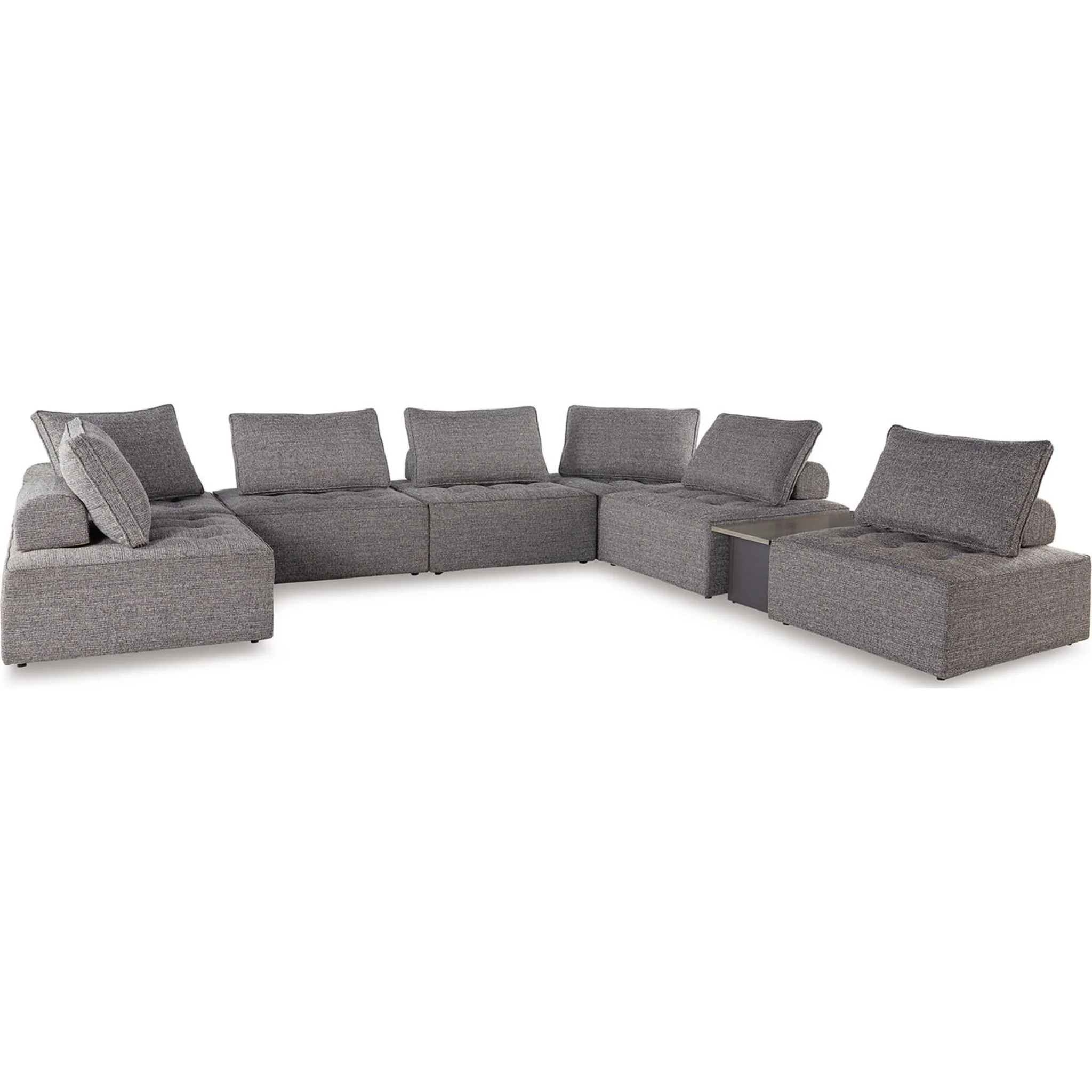 Bree Zee 8 Piece Outdoor Modular Seating - Brown