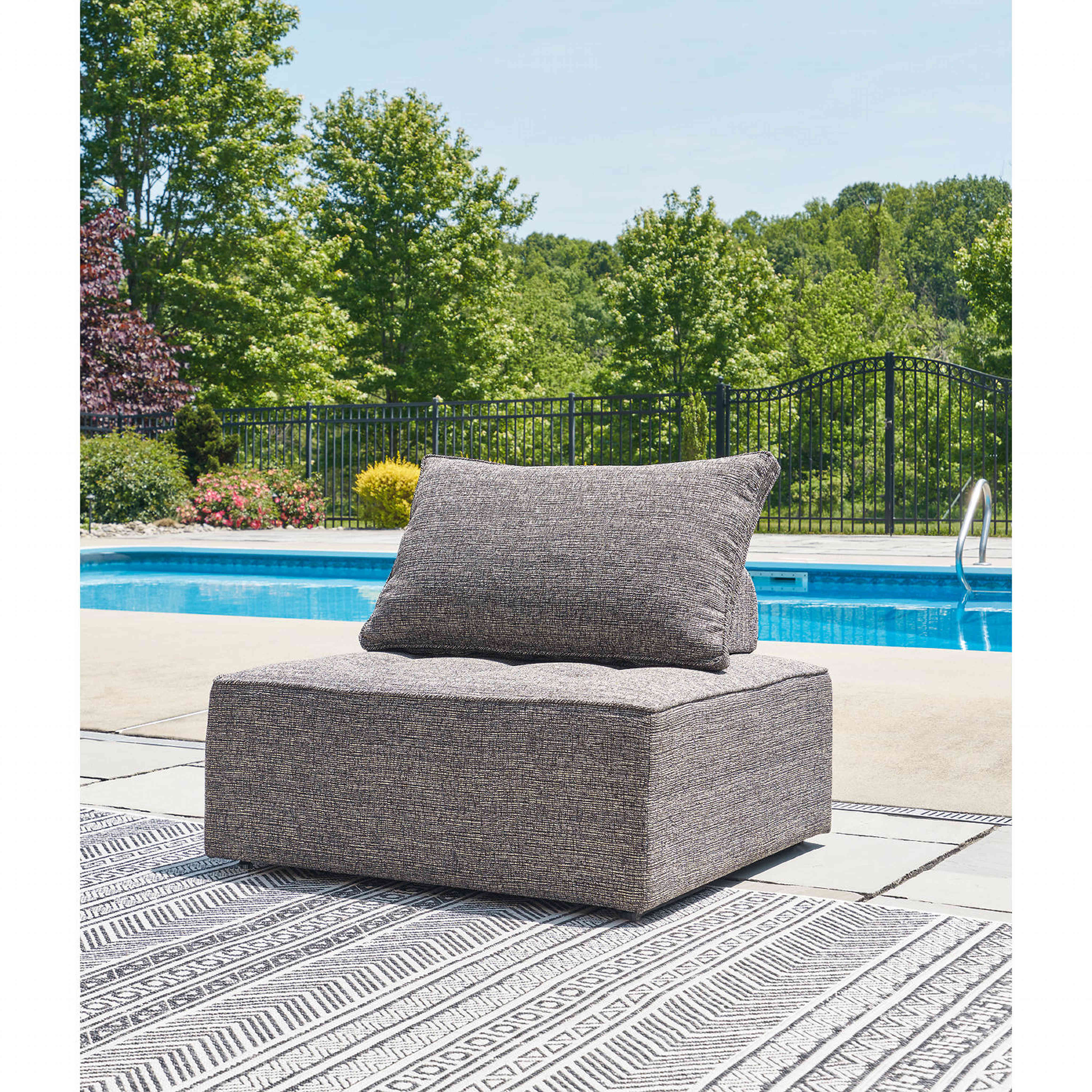 Bree Zee 8 Piece Outdoor Modular Seating - Brown - Image 2