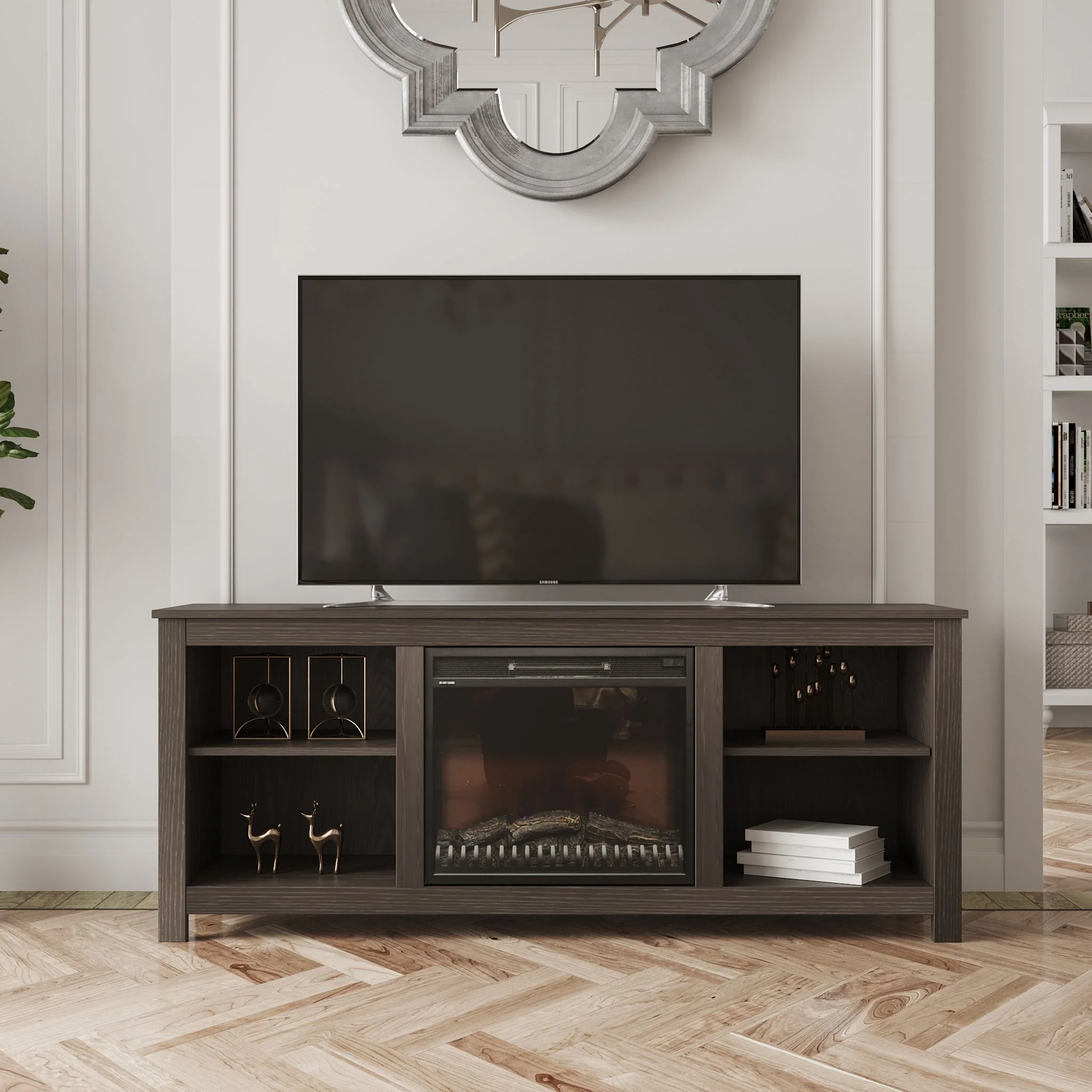 Brenna TV Stand with Fireplace - Image 10