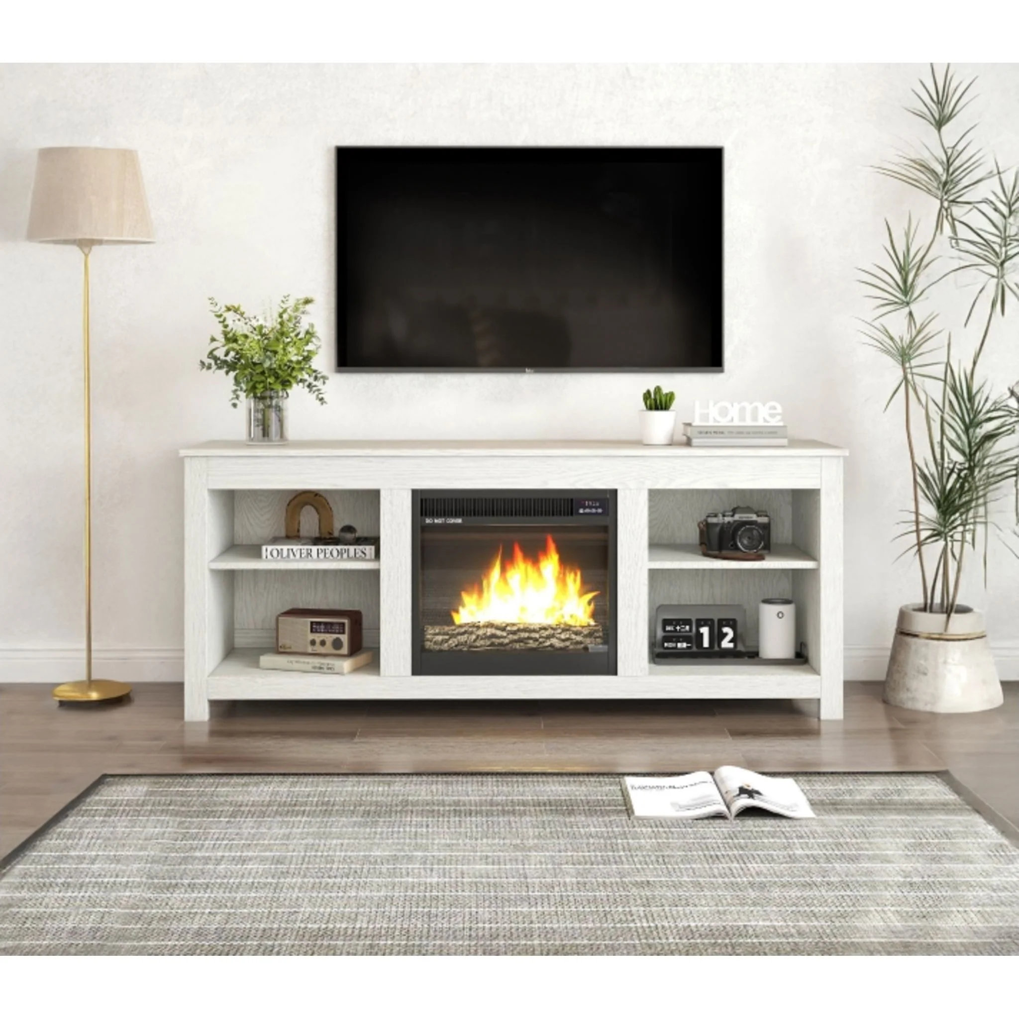 Brenna TV Stand with Fireplace - Image 21