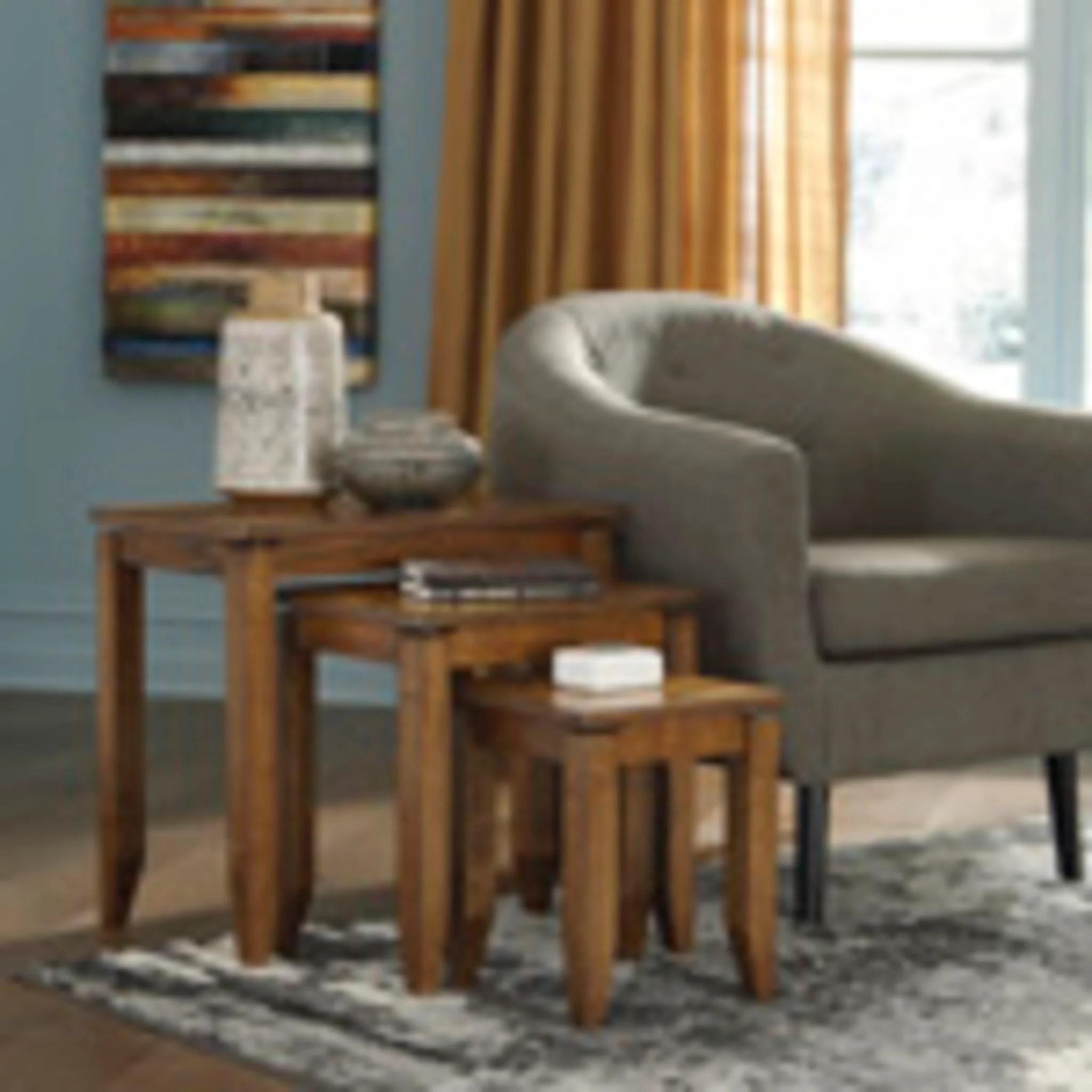 Brentmond Accent Table (Set of 3) - Brown - Image 8