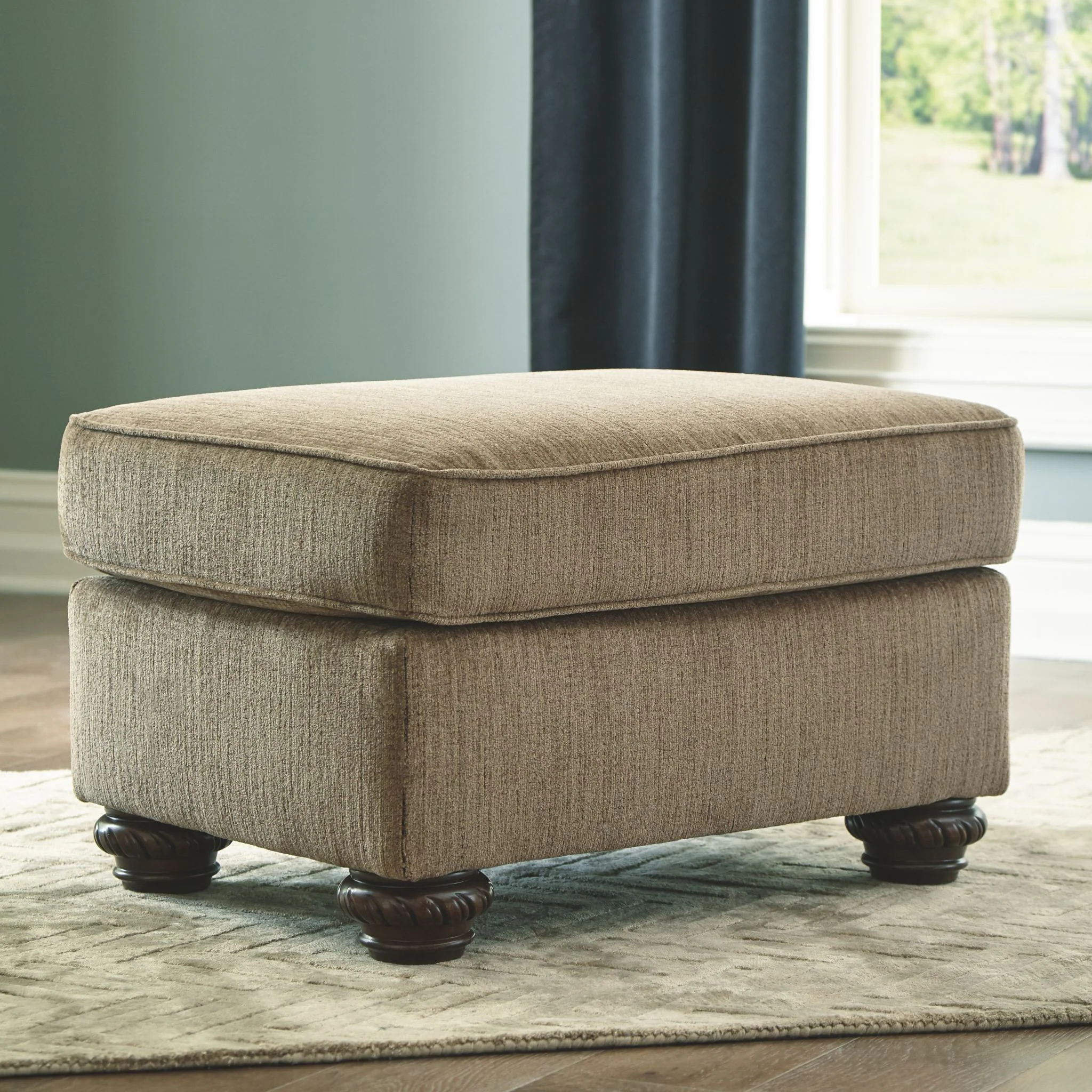 Briaroaks Ottoman - Mocha - Image 5