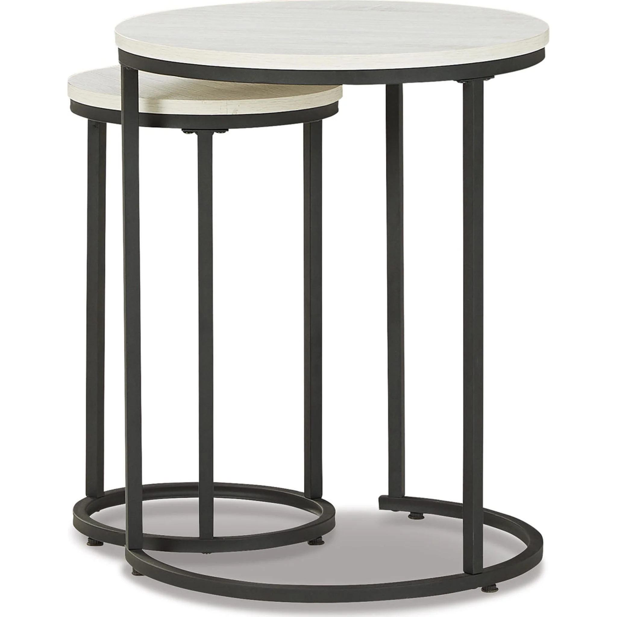 Briarsboro Accent Table (Set of 2) - White/Black - Image 6