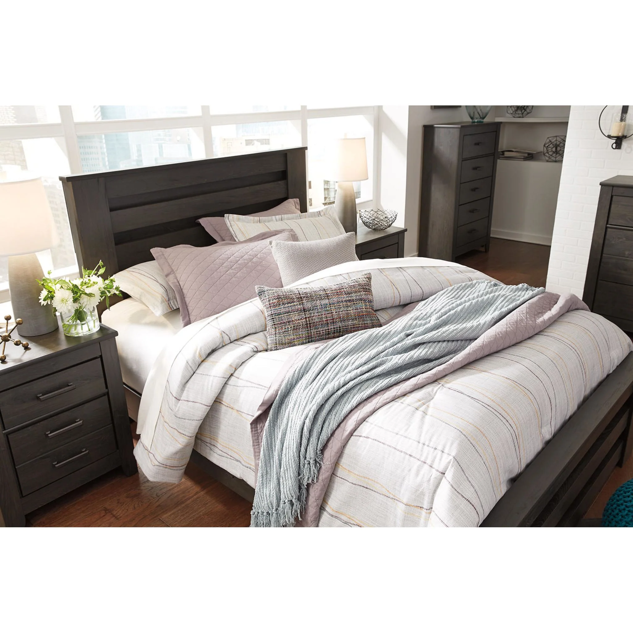 Brinxton Full Panel Bed - Charcoal - Image 22