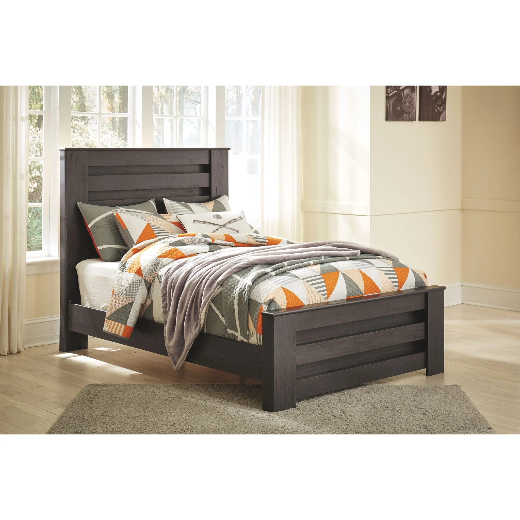 Brinxton Full Panel Bed - Charcoal - Image 6