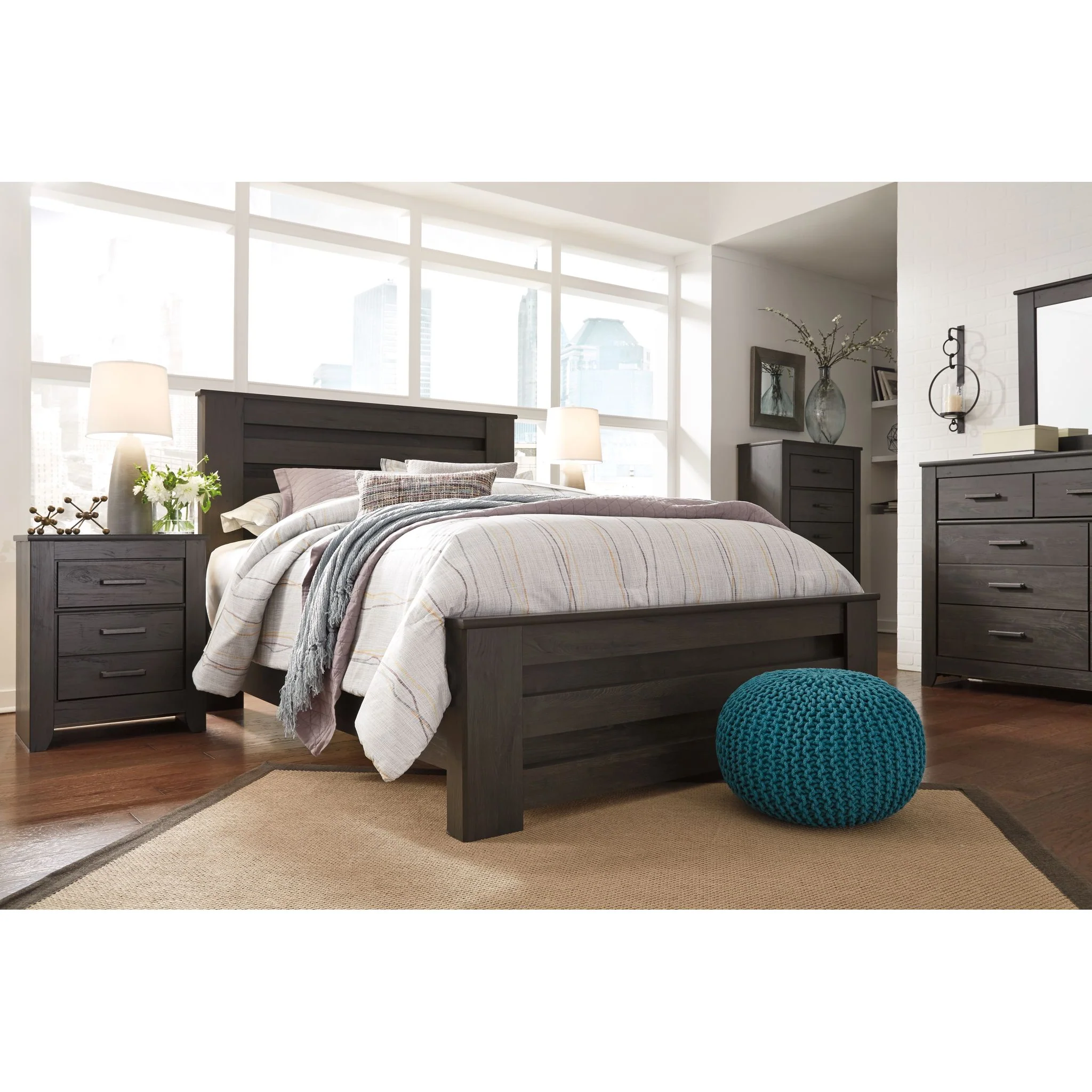 Brinxton Full Panel Bed - Charcoal - Image 8