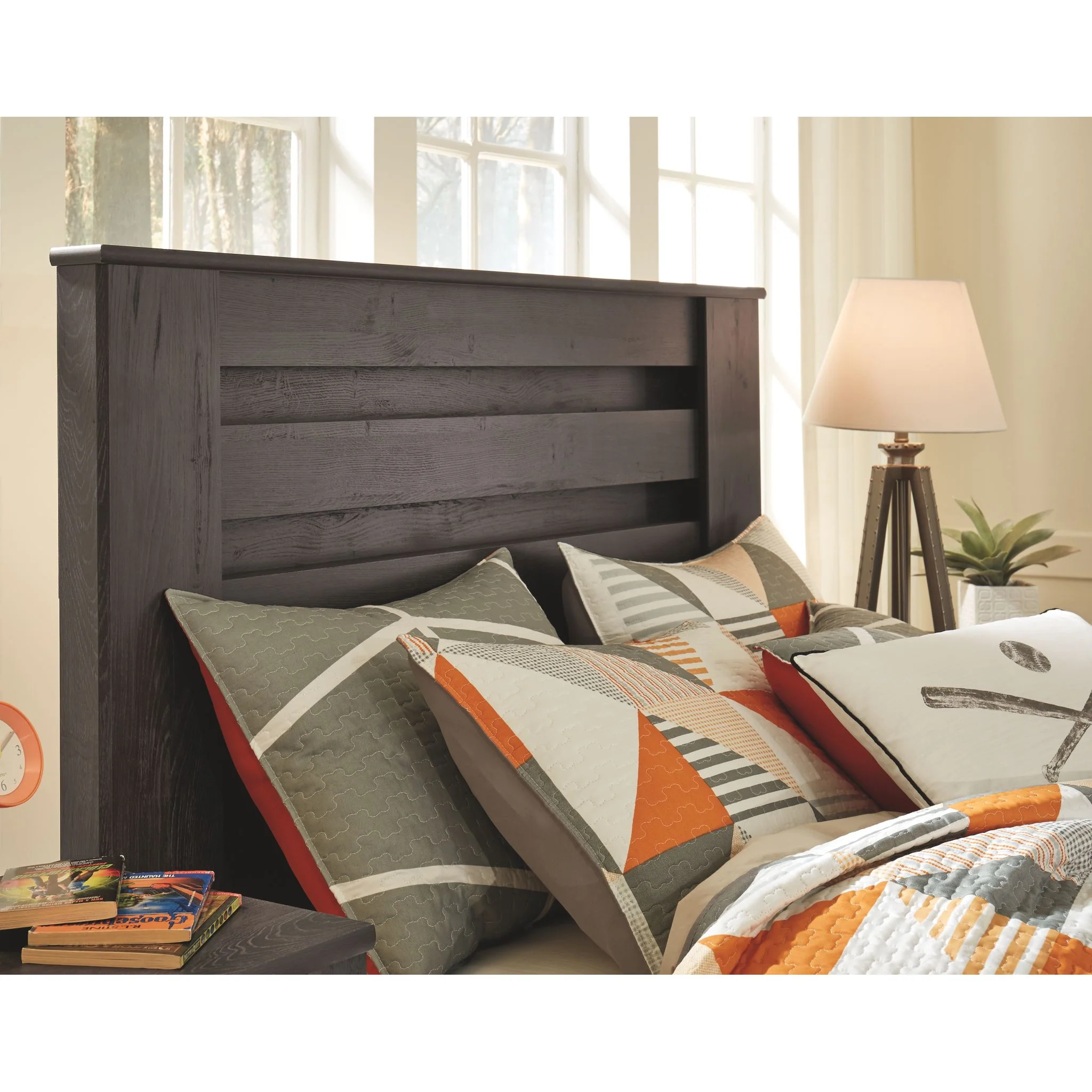 Brinxton Full Panel Headboard - Charcoal - Image 11
