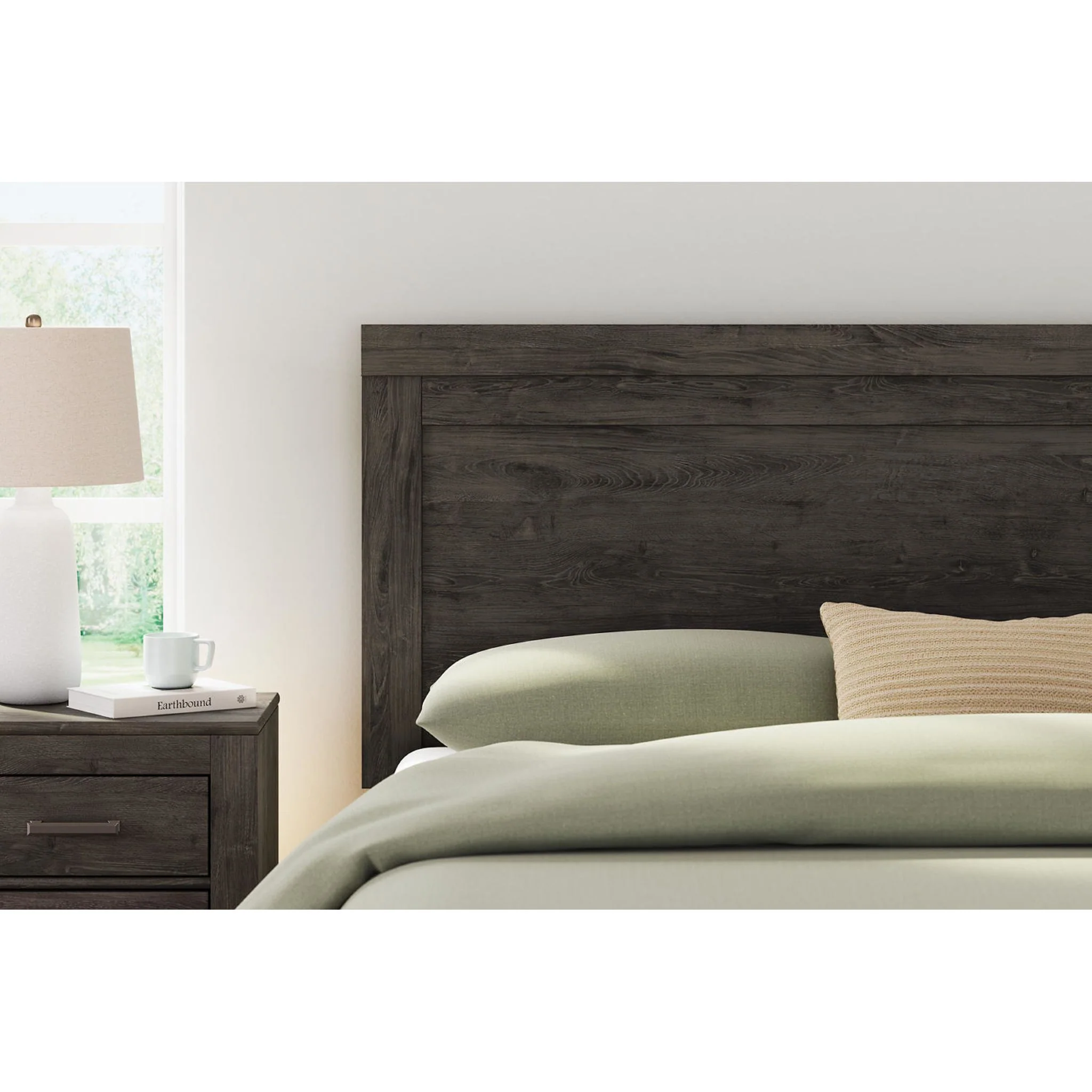 Brinxton King Panel Headboard - Charcoal - Image 4