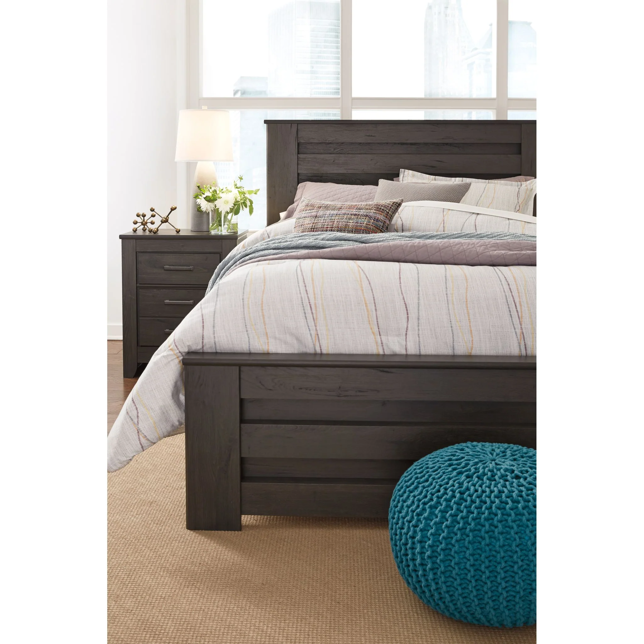Brinxton Panel Bed - Charcoal - Image 18