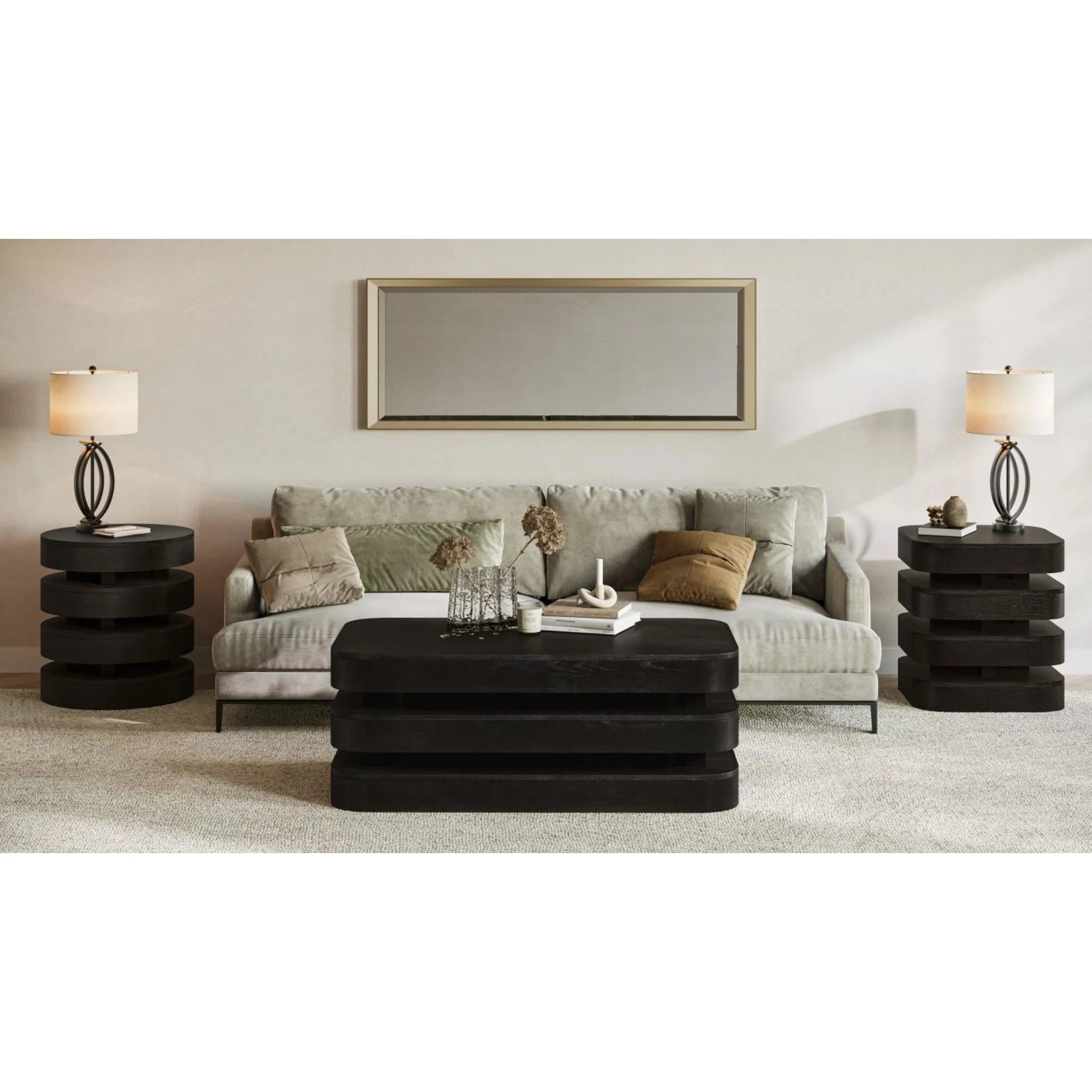 Brix End Table - Espresso - Image 2