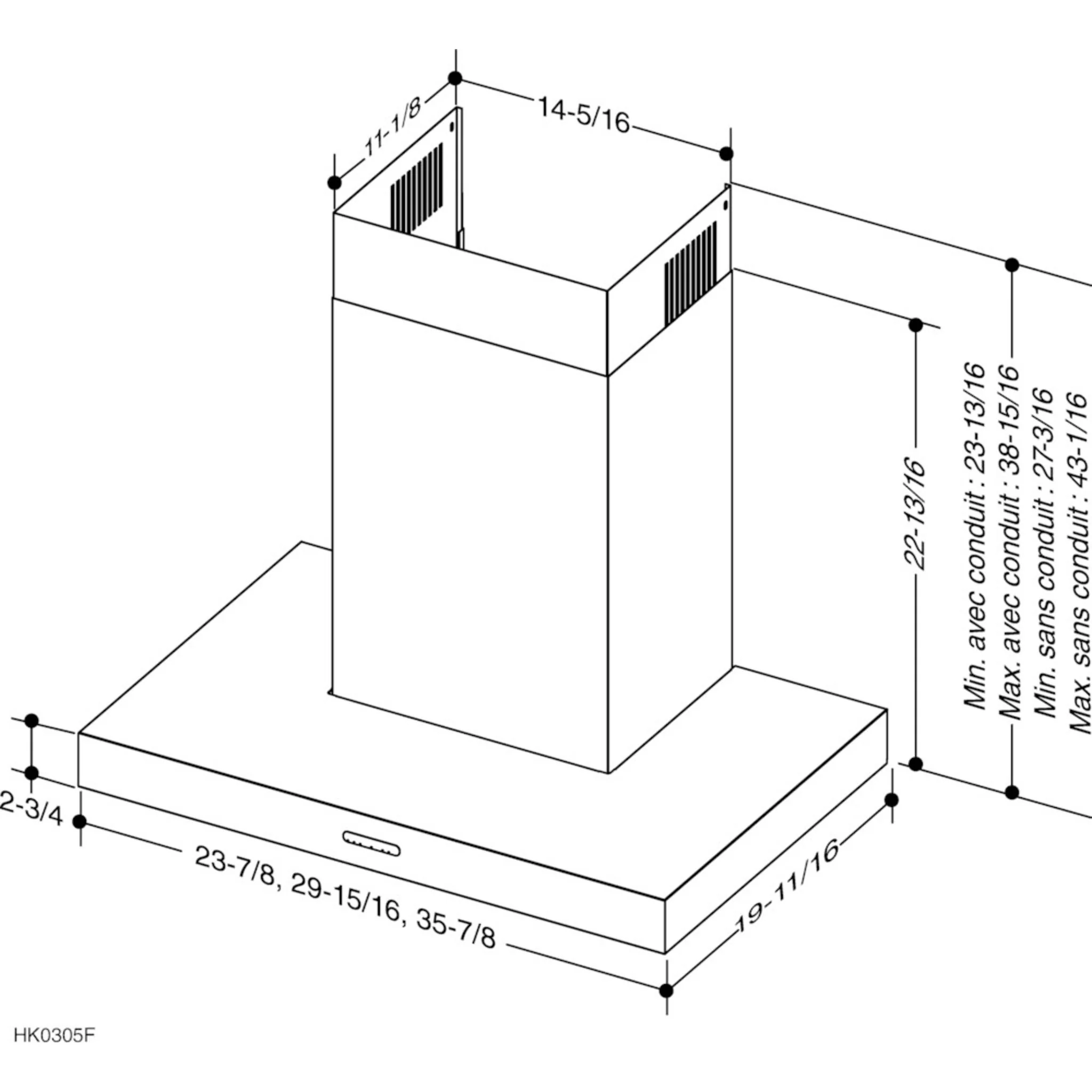 Broan Range Hood (EW4336SS) - Stainless Steel - Image 4