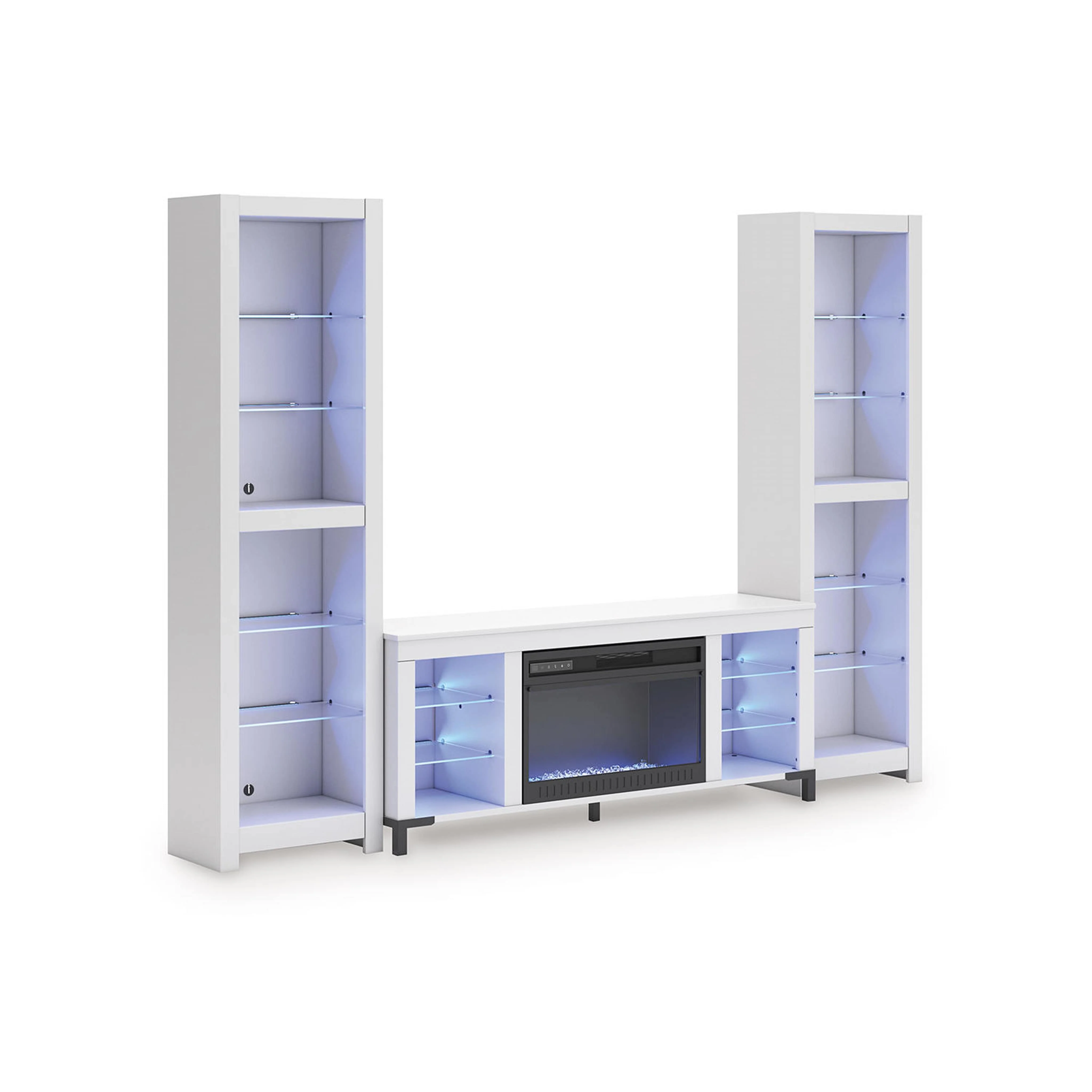Brollevi 3 Piece Entertainment Unit - White - Image 8
