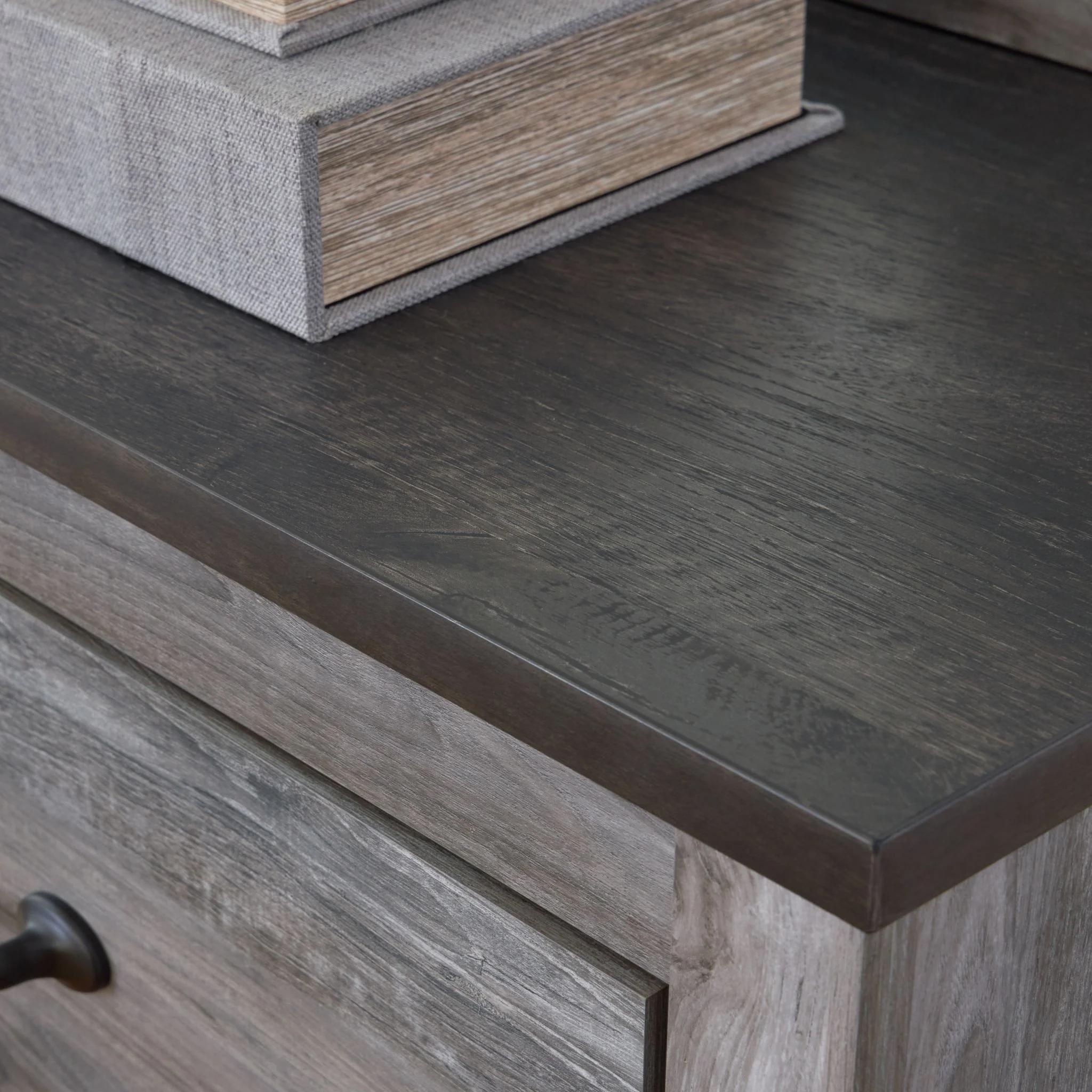Bronyan Dresser and Mirror - Dark Gray - Image 4
