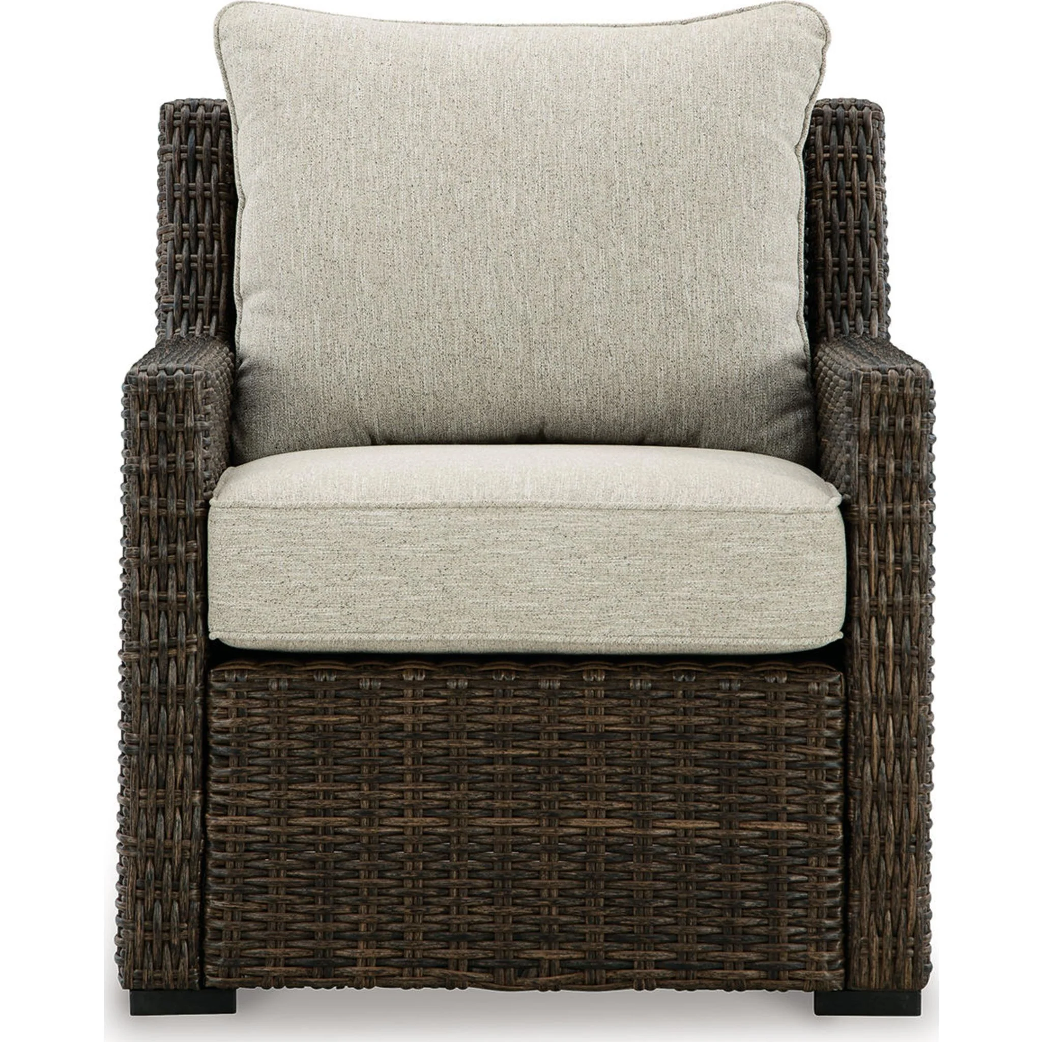 Brook Ranch Outdoor Lounge Chair with Cushion - Brown - Image 16