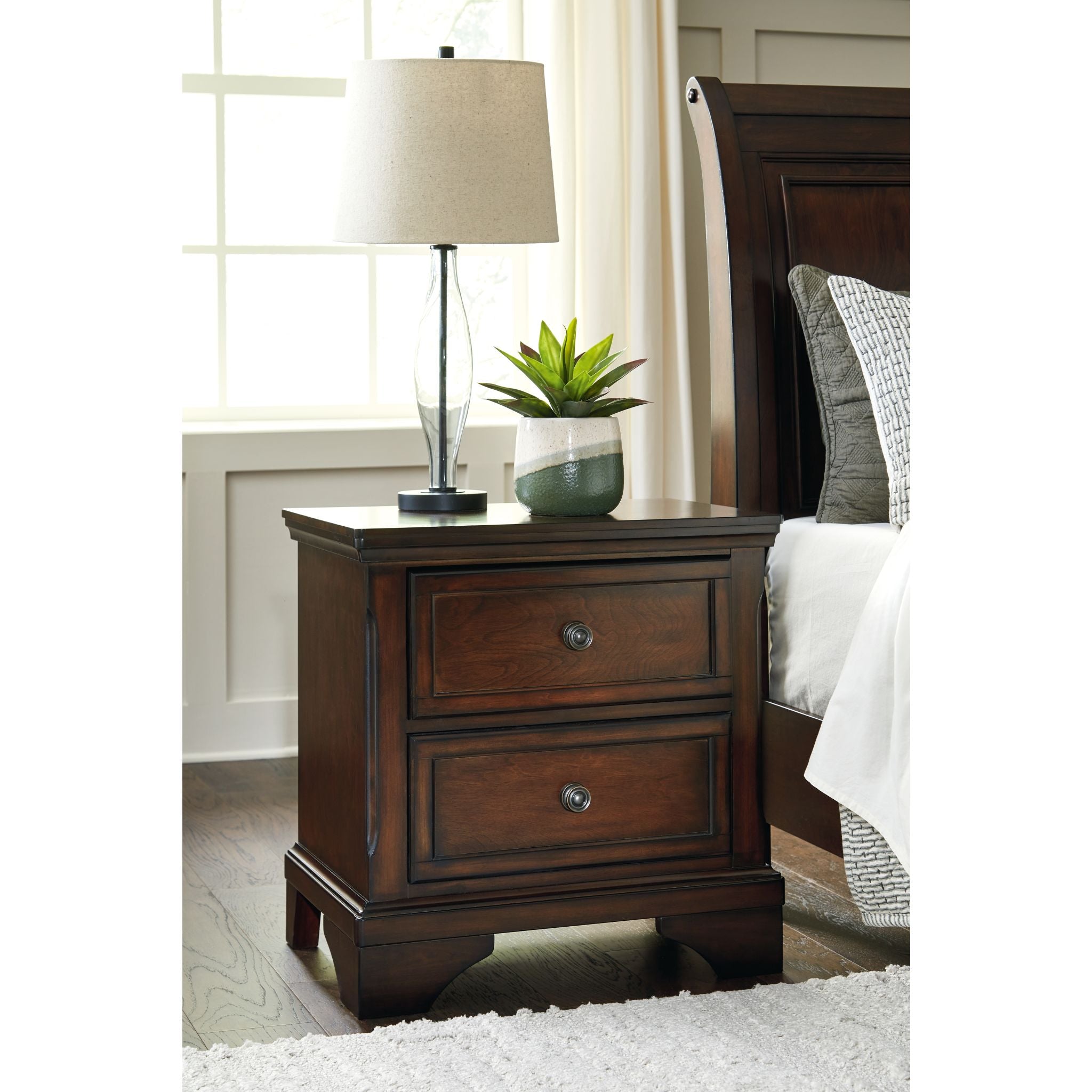 Brookbauer Nightstand - Rustic Brown - Image 2