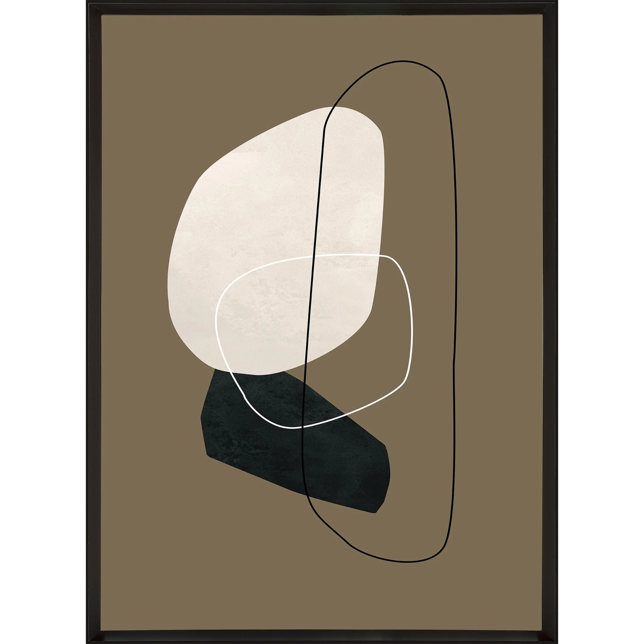 Brown Abstract I Wall Art 22.00" x 30.00"