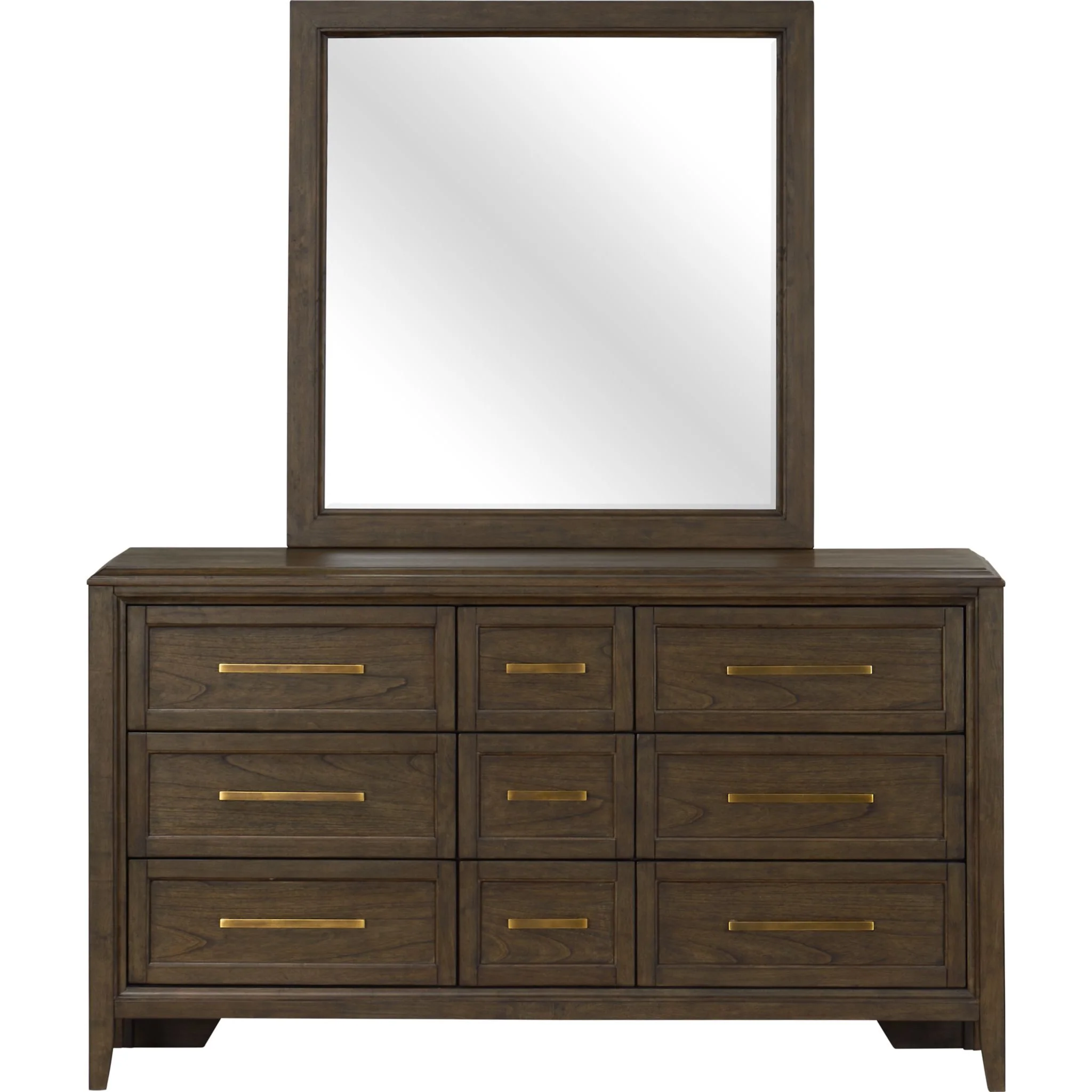 Bryson Dresser and Mirror - Smokey Bronze