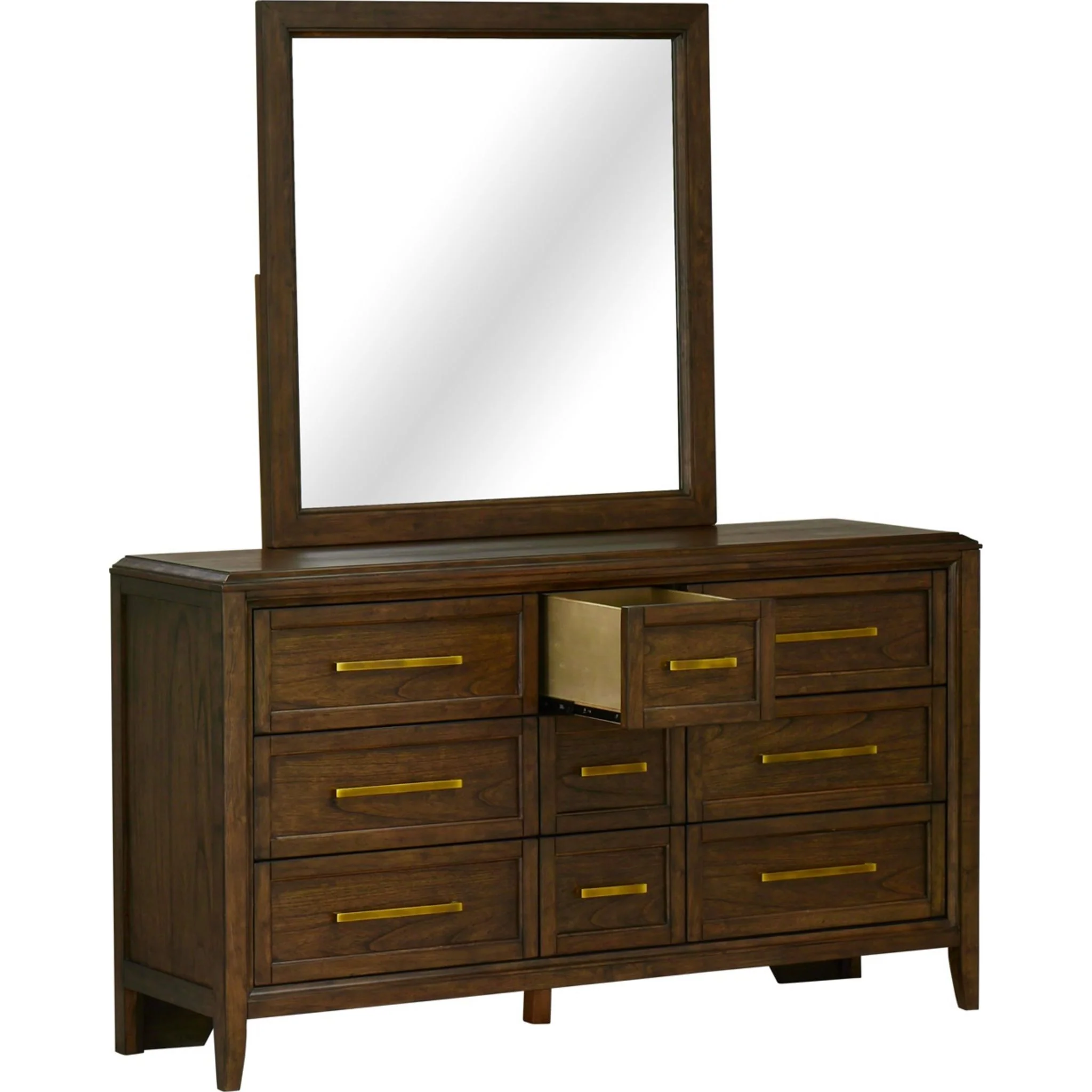 Bryson Dresser and Mirror - Smokey Bronze - Image 4