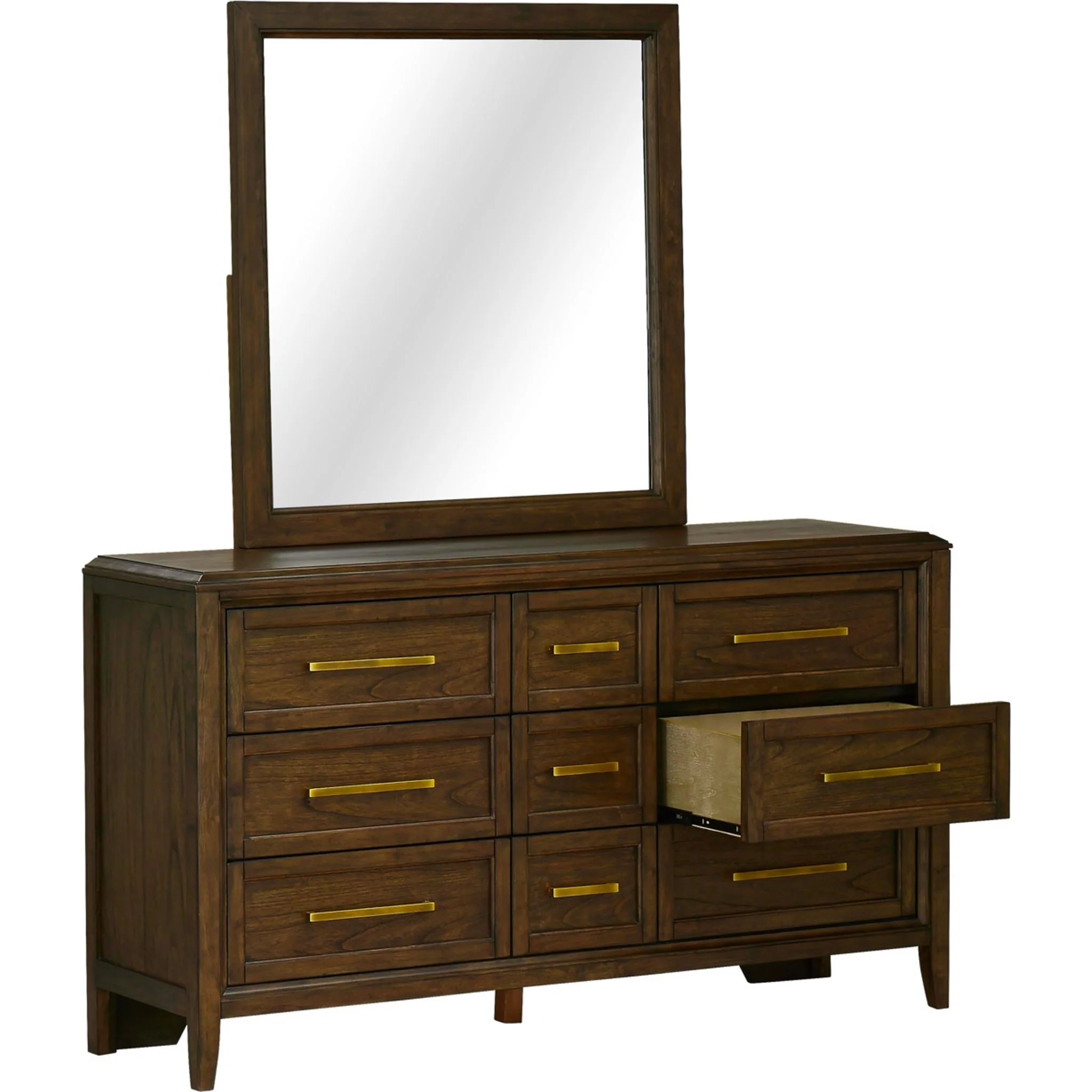 Bryson Dresser and Mirror - Smokey Bronze - Image 5
