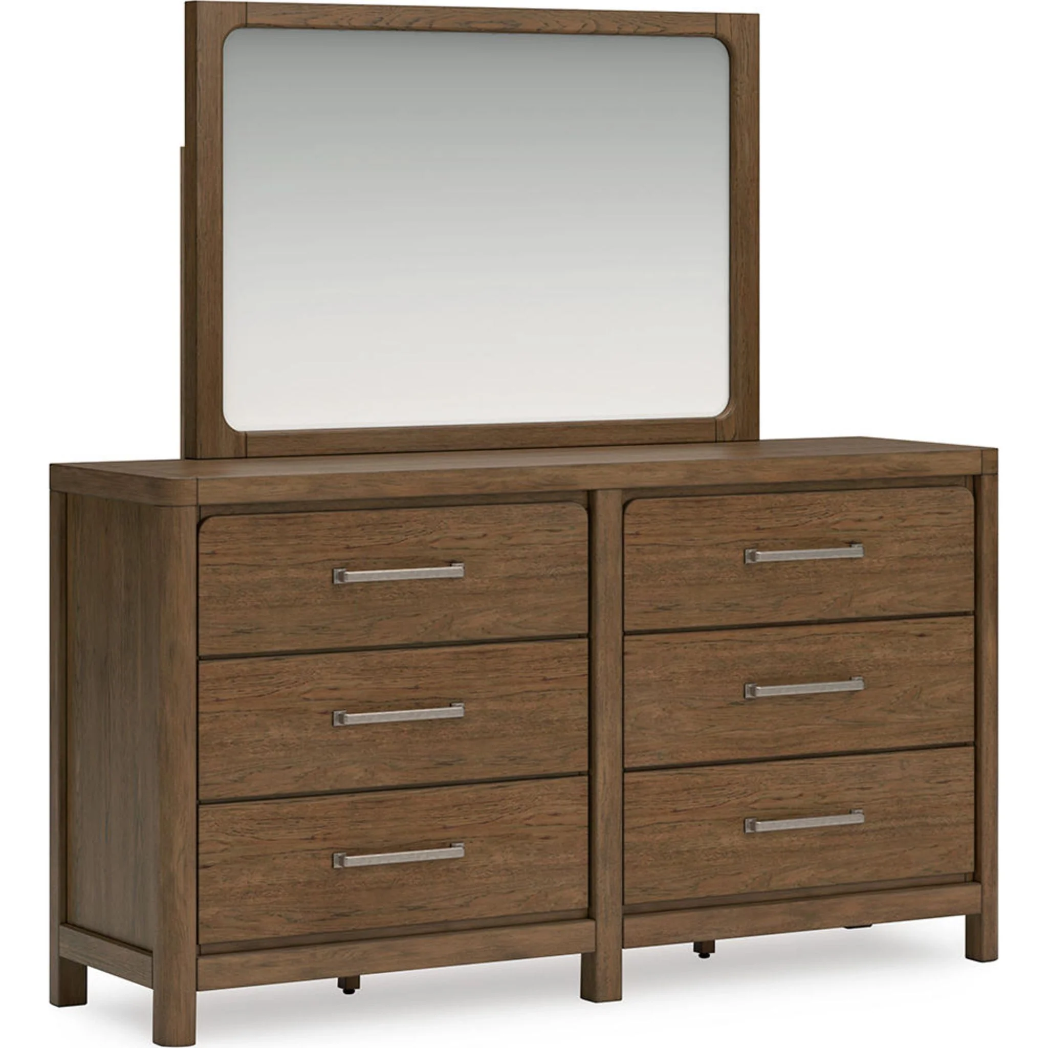 Cabalynn 6 Piece Upholstered Bedroom - Light Brown - Image 4