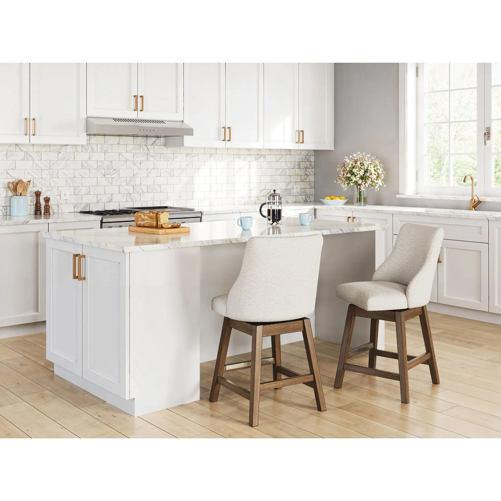 Cabalynn Counter Height Stool - Oatmeal/Light Brown - (D974-324) - Image 4