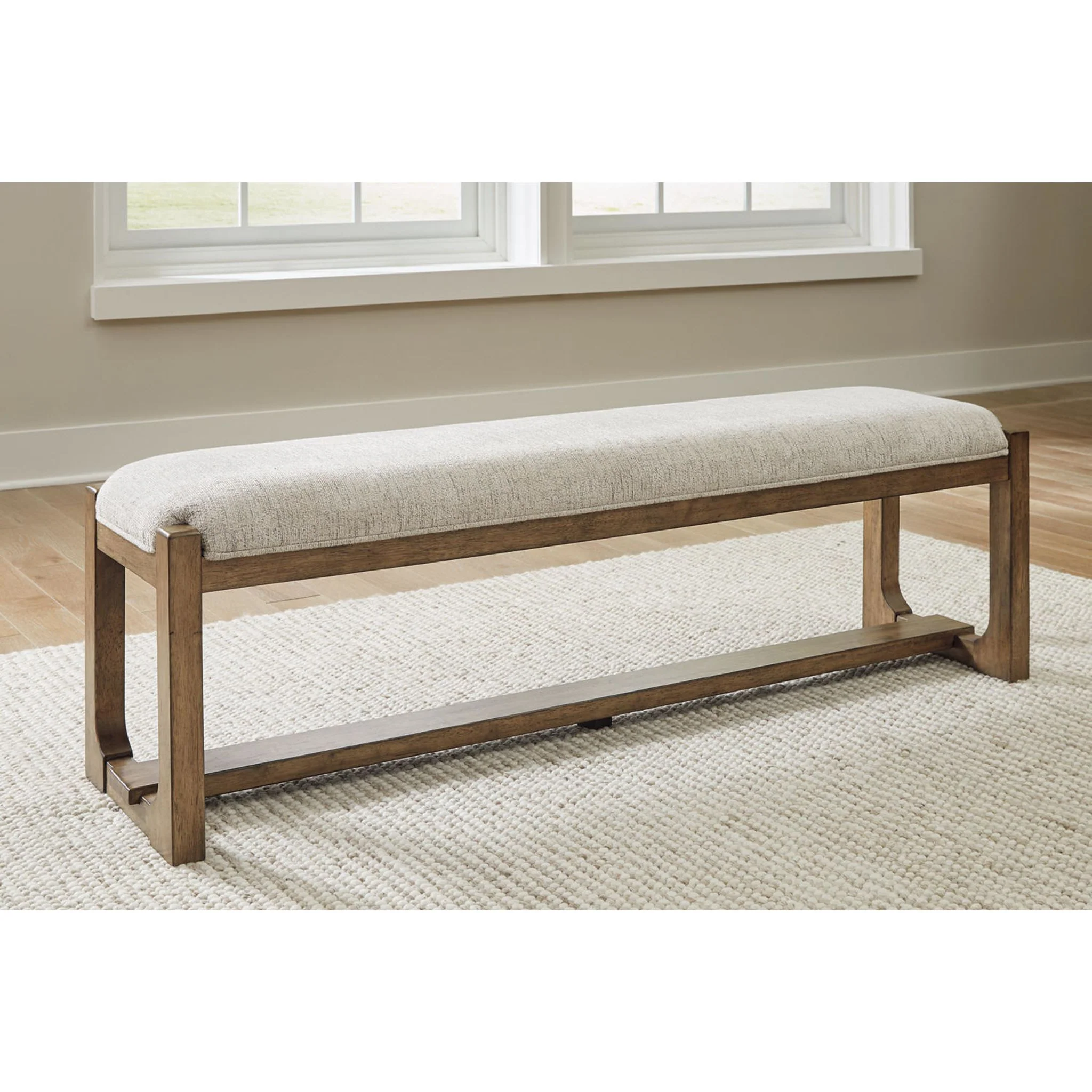 Cabalynn Dining Bench - Oatmeal/Light Brown - (D974-00) - Image 15